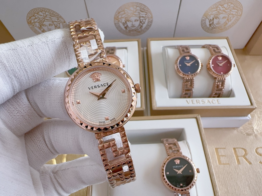 [TOP] VERSACE  GRECA GODDESS Watch 28mm - 6 Colors
