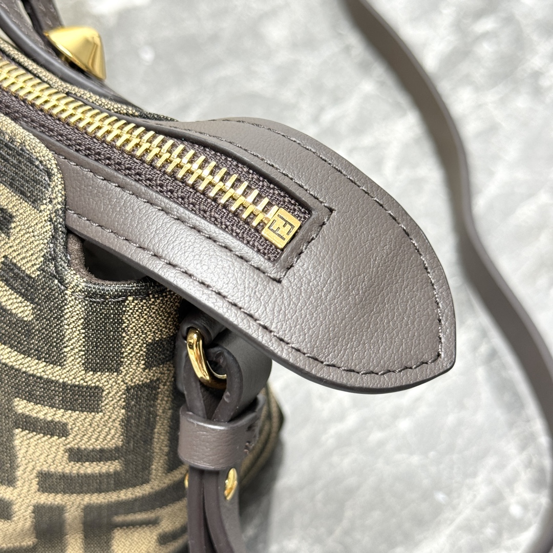 [TOP] FENDI  ByThe Way Soft Bags 29×17×13cm/20×12×9cm-Brown