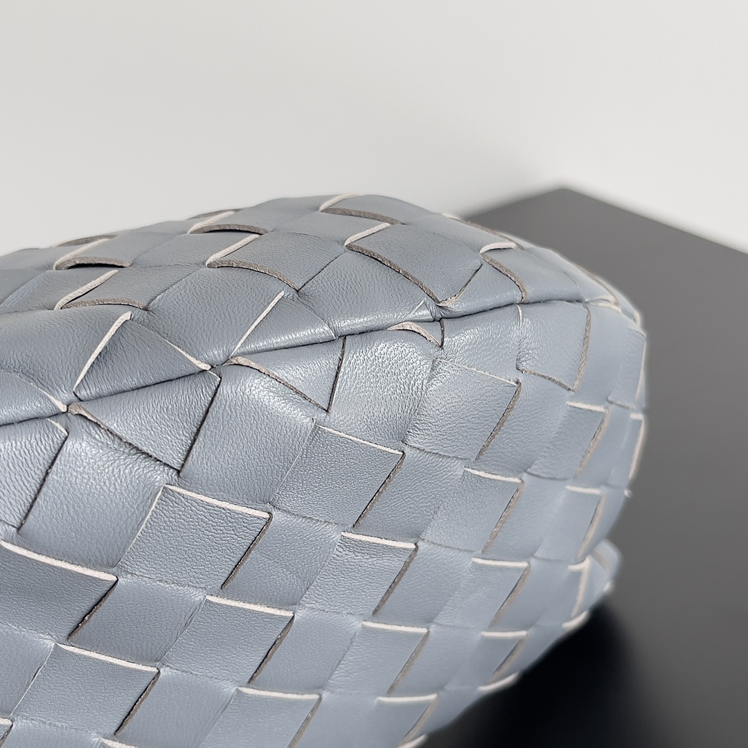 [TOP] Bottega Veneta BV Jodie Bag Teen 23*15*5cm - Haze Blue