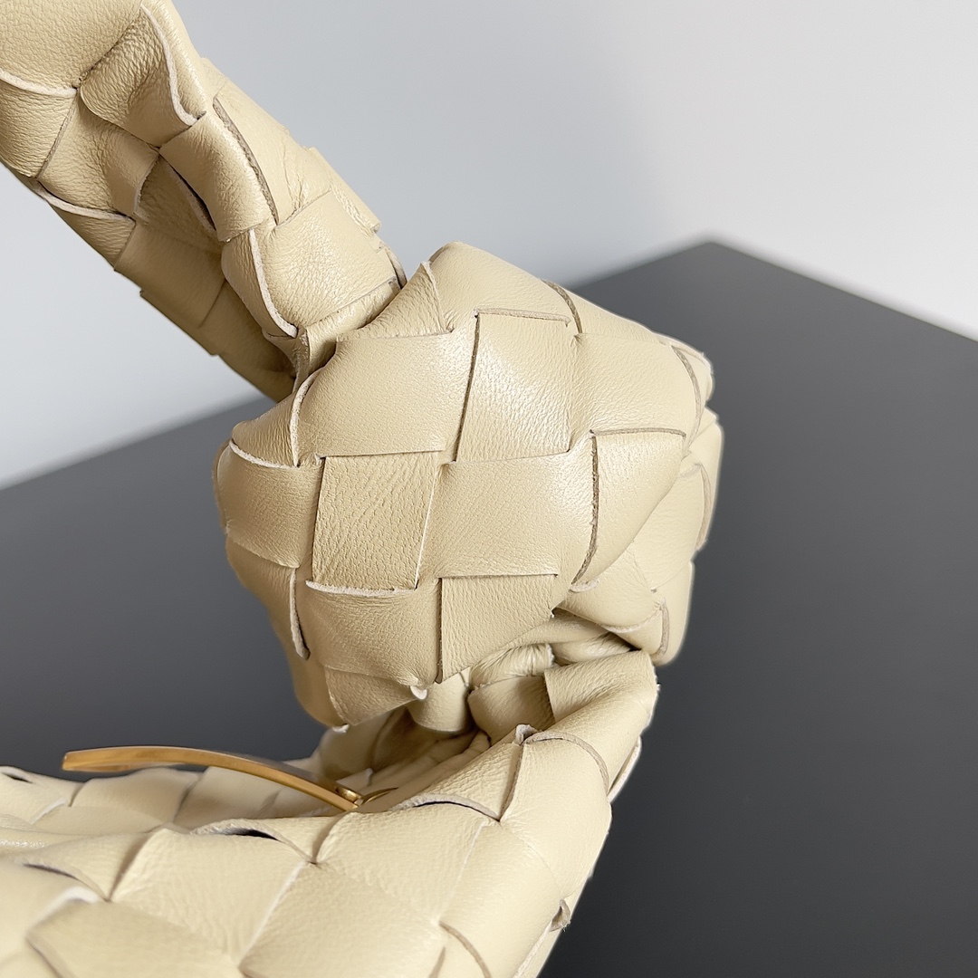 [TOP] Bottega Veneta BV Jodie Bag Teen 23*15*5cm - Beige