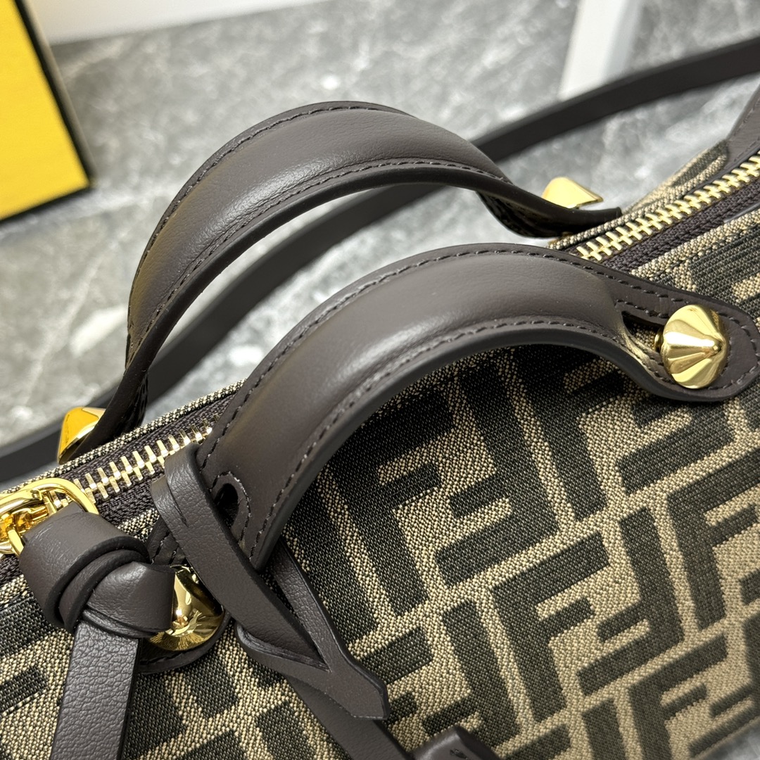 [TOP] FENDI  ByThe Way Soft Bags 29×17×13cm/20×12×9cm-Brown