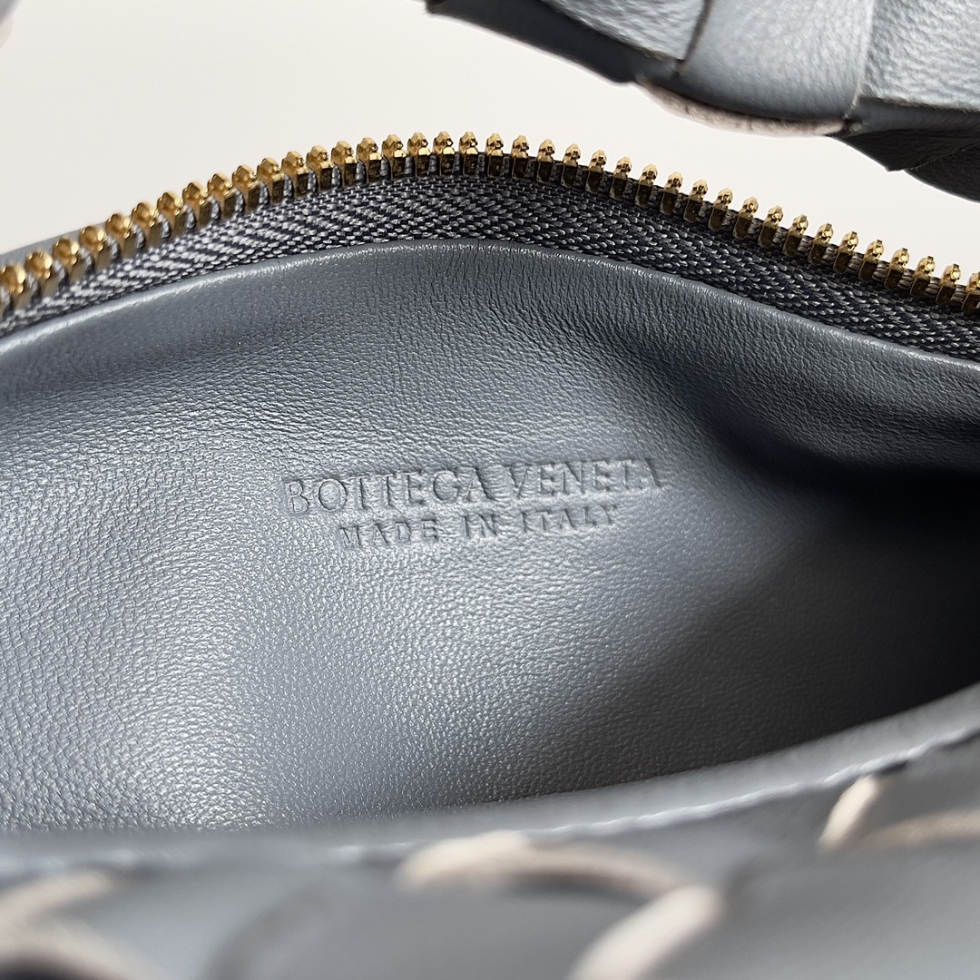 [TOP] Bottega Veneta BV Jodie Bag Teen 23*15*5cm - Haze Blue