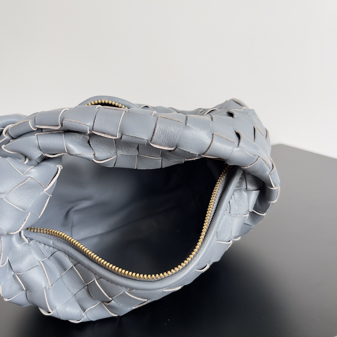 [TOP] Bottega Veneta BV Jodie Bag Teen 23*15*5cm - Haze Blue