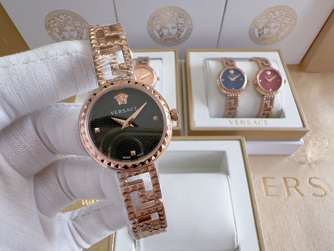 [TOP] VERSACE  GRECA GODDESS Watch 28mm - 6 Colors