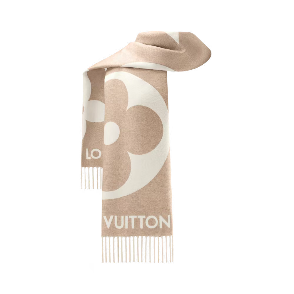 [TOP] Louis Vuitton LV Monogram The Ultimate Shine Scarf 185X70cm - 3 Color