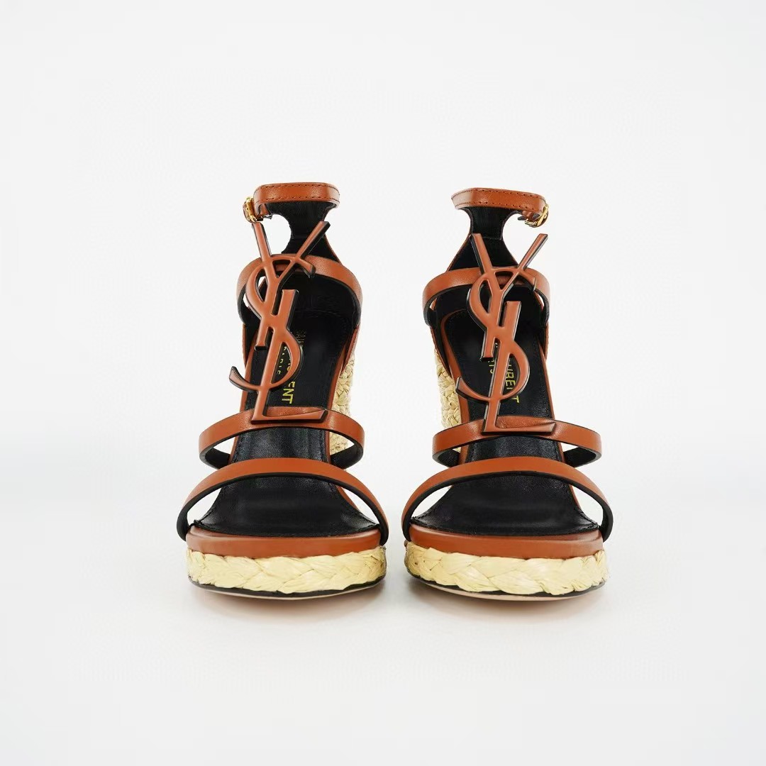 [TOP] Yves Saint Laurent YSL High Heel Pumps - Brown