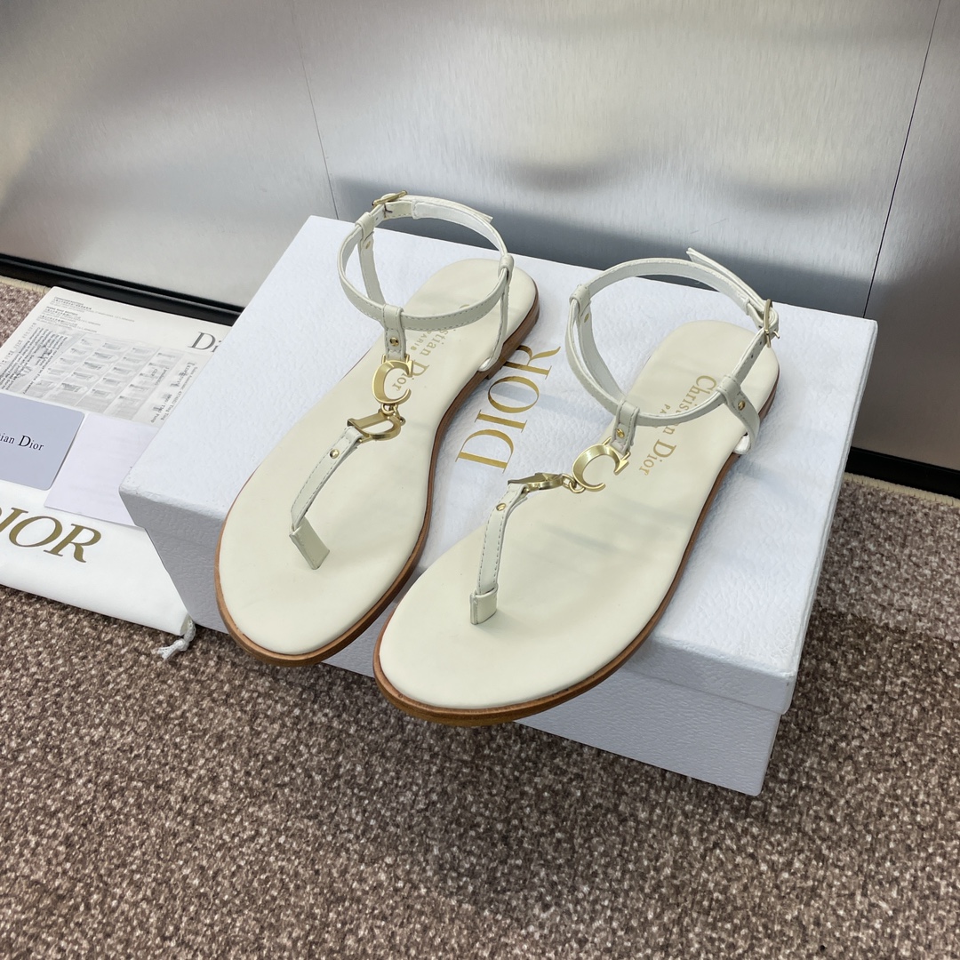 [TOP] Christian Dior C'est Flat Sandals - 3 Color