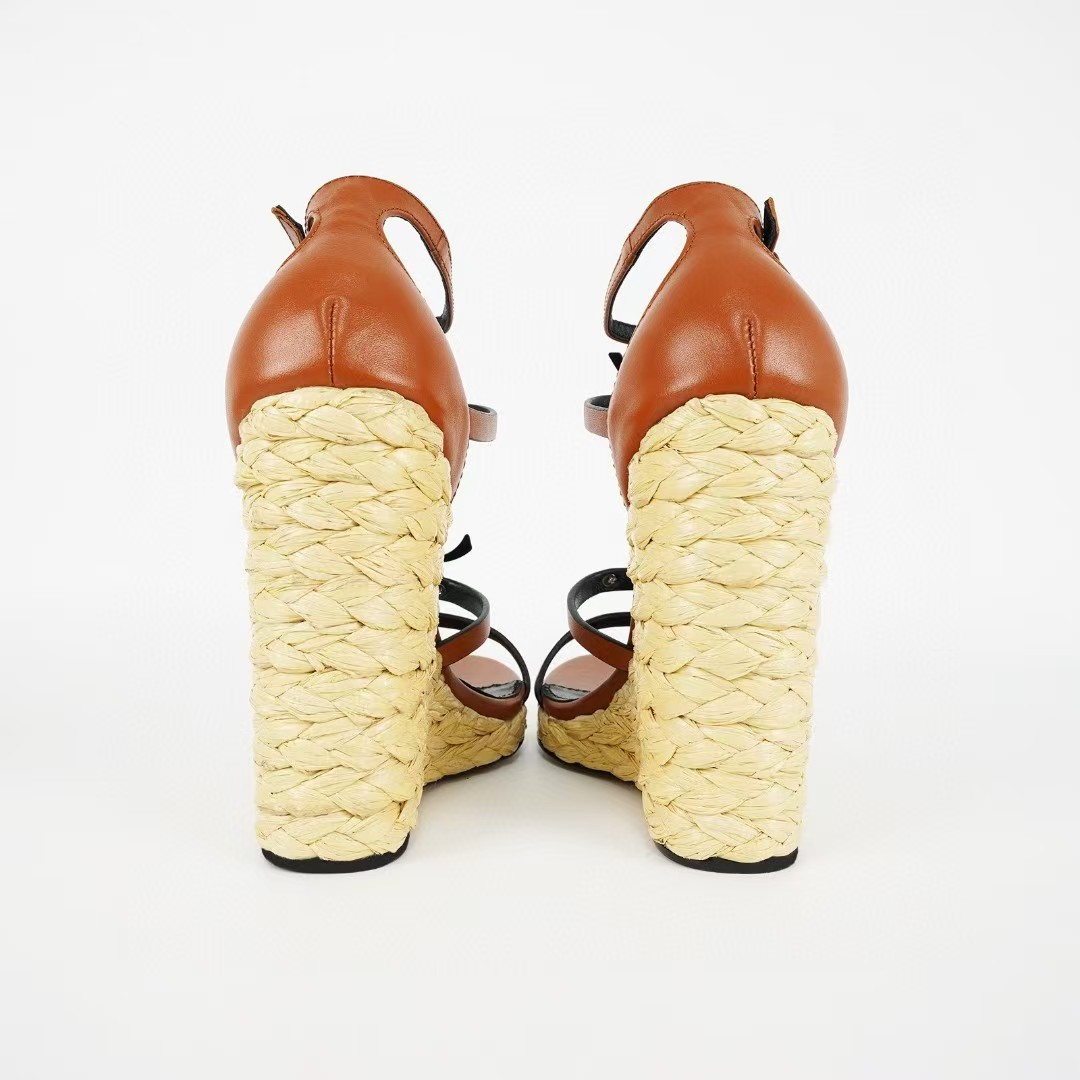 [TOP] Yves Saint Laurent YSL High Heel Pumps - Brown