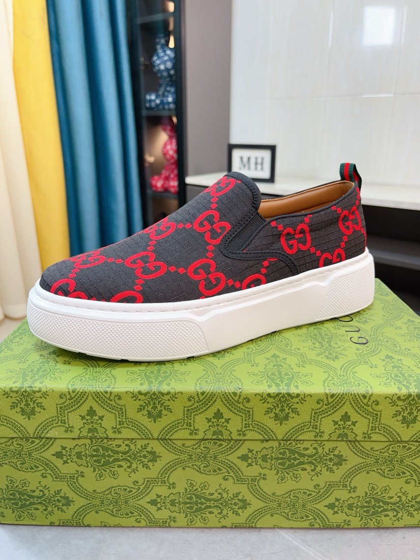 [TOP] GUCCI Men's  Casual Sports Shoes - 4 Colors