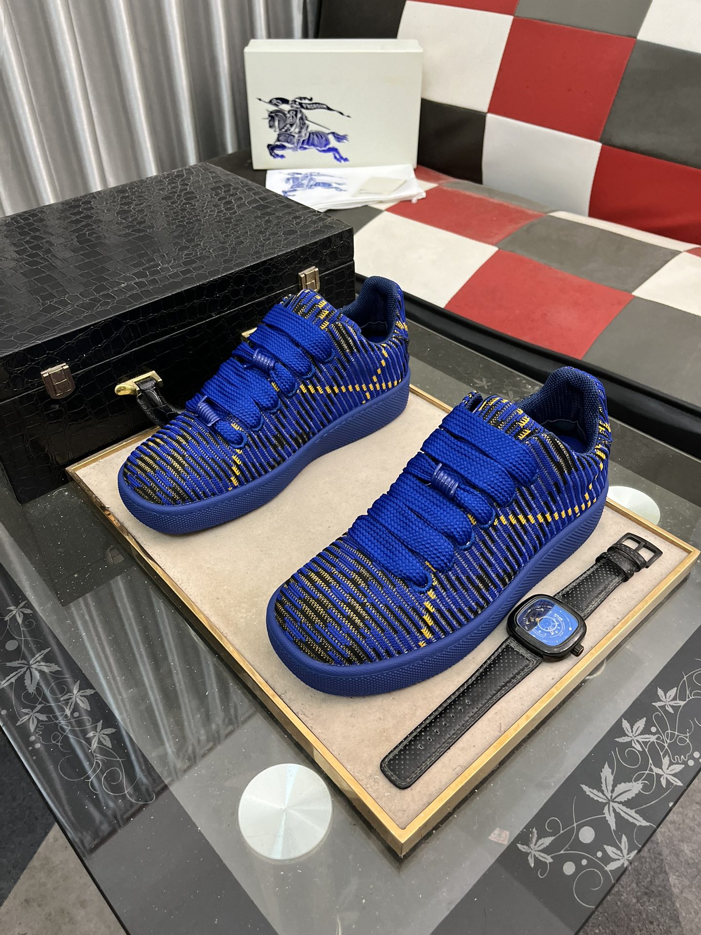 [TOP] BURBERRY Box Casual Shoes-6 Colors