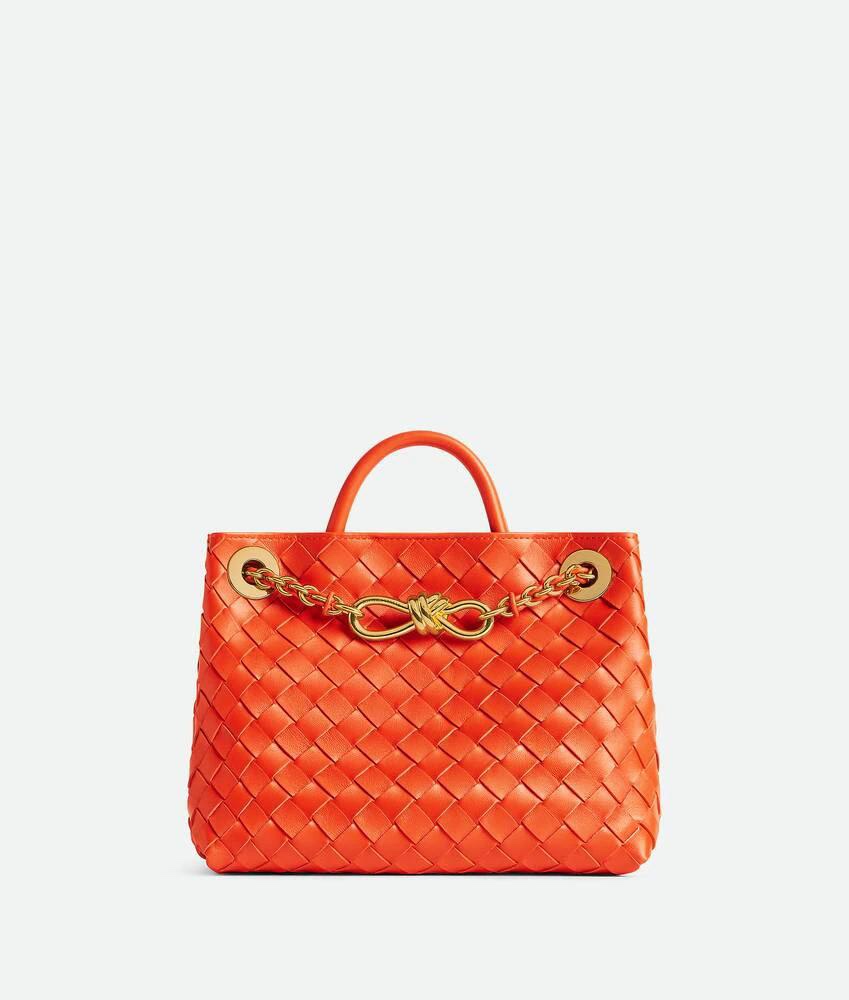 [TOP] Bottega Veneta BV Andiamo Bag 25x22x10.5cm - Orange