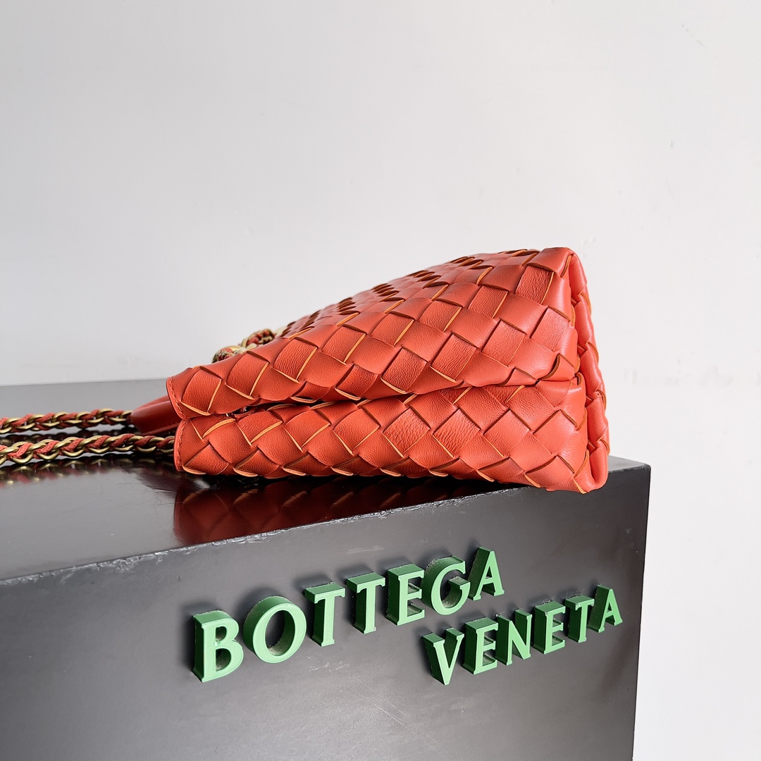 [TOP] Bottega Veneta BV Andiamo Bag 25x22x10.5cm - Orange