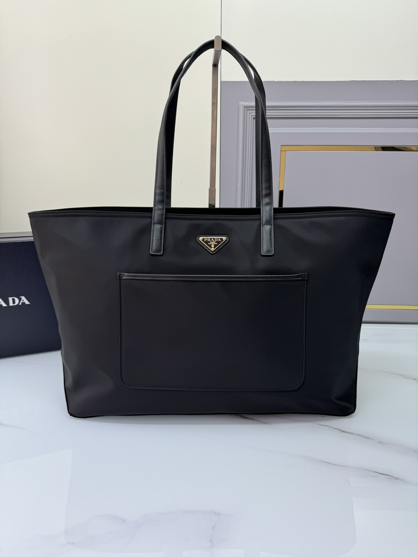 [TOP] PRADA Nylon Tote Bag 43x31x15cm - 2 Colour