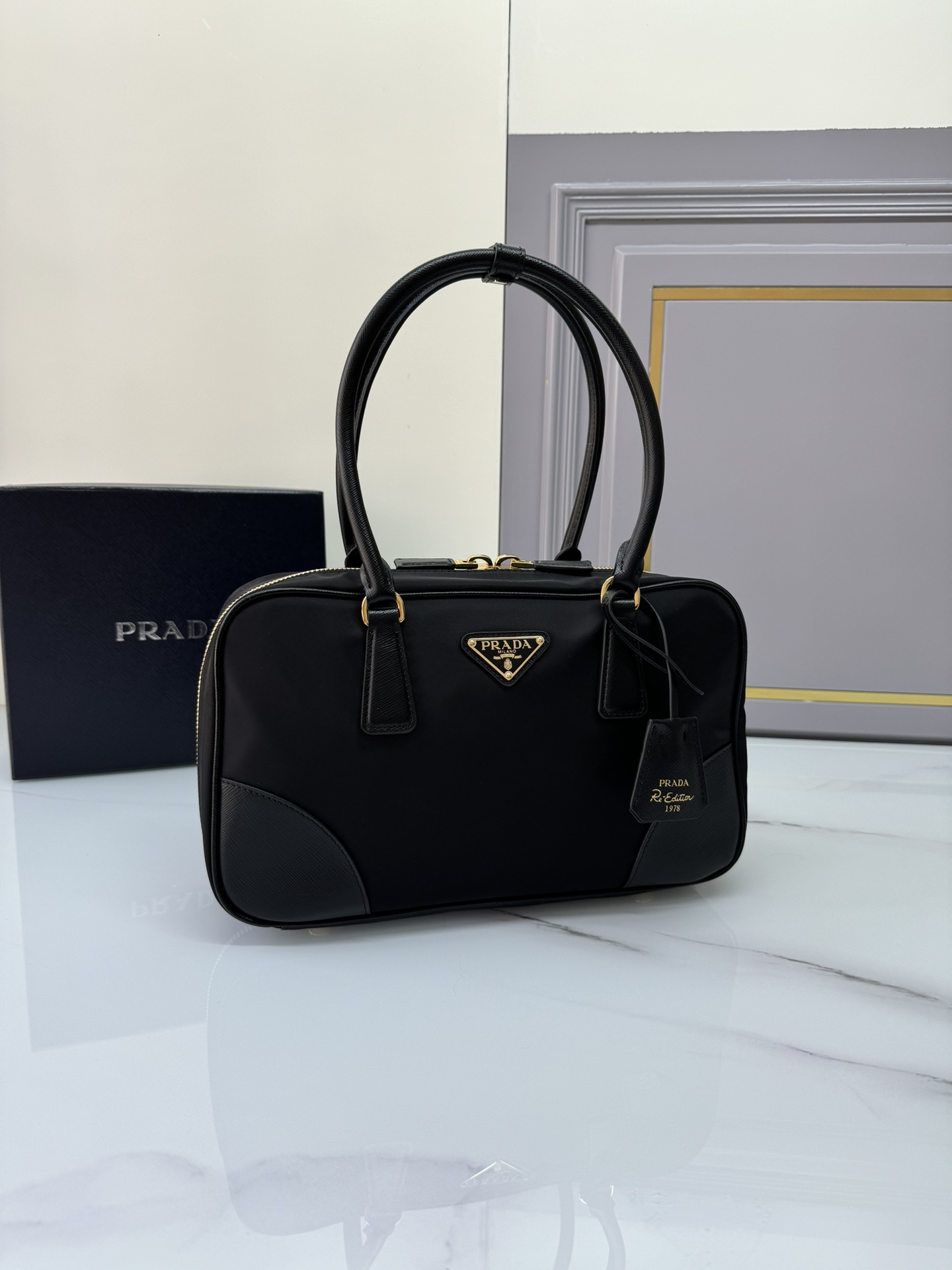 [Top] PRADA Nylon Antique Bag 25x14.5x7.5cm /30x17.5x9cm - 3 Colour