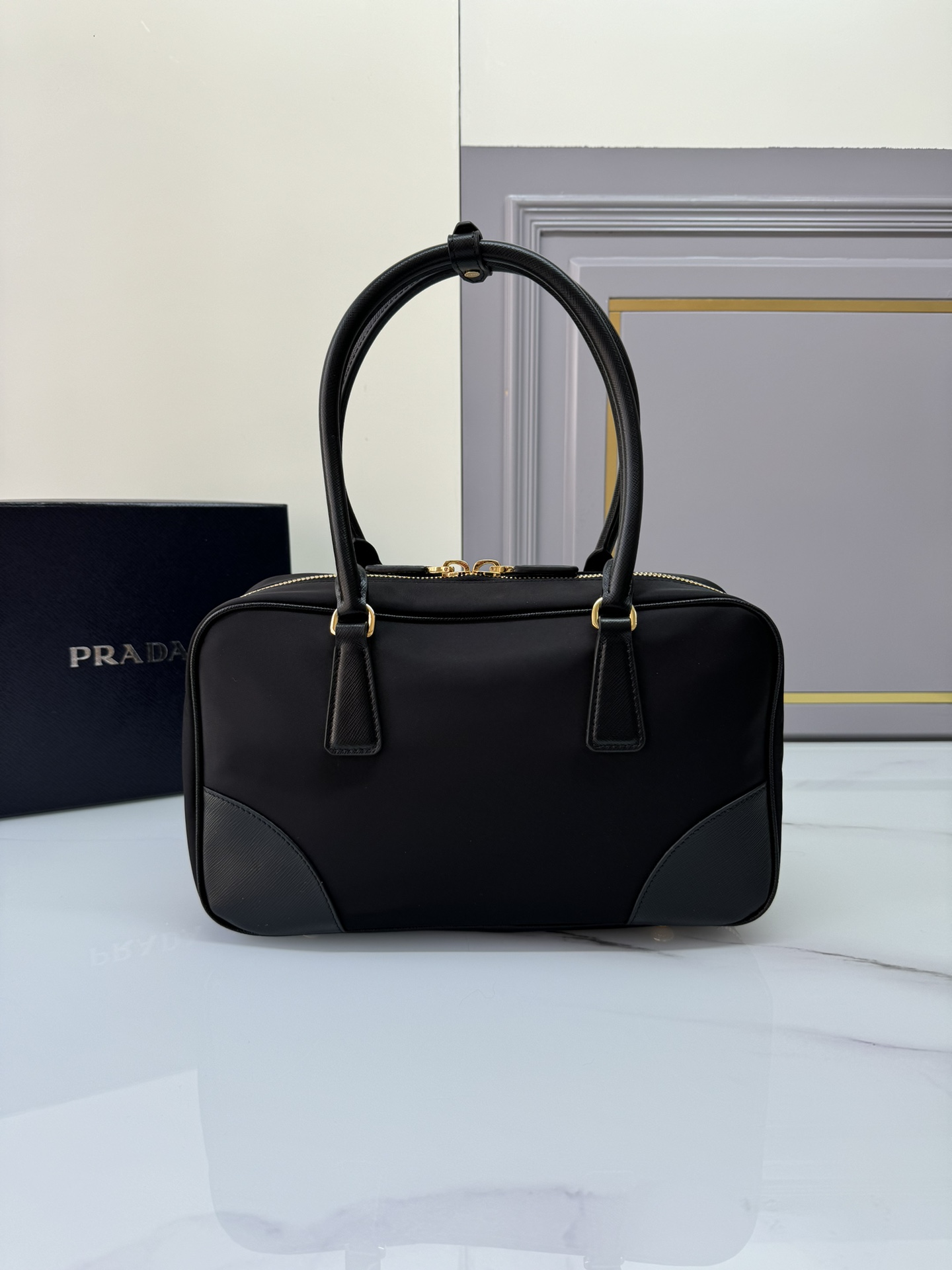 [Top] PRADA Nylon Antique Bag 25x14.5x7.5cm /30x17.5x9cm - 3 Colour
