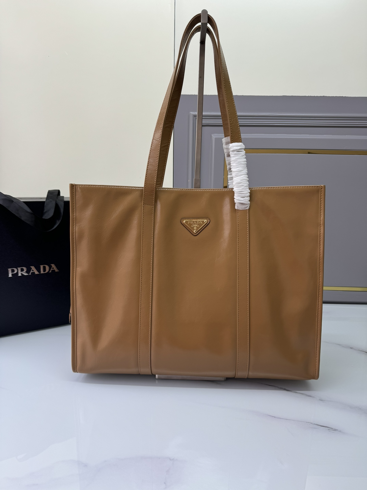 [TOP] PRADA Leather Tote Bag 39Ｘ31Ｘ10CM - 3 Colour
