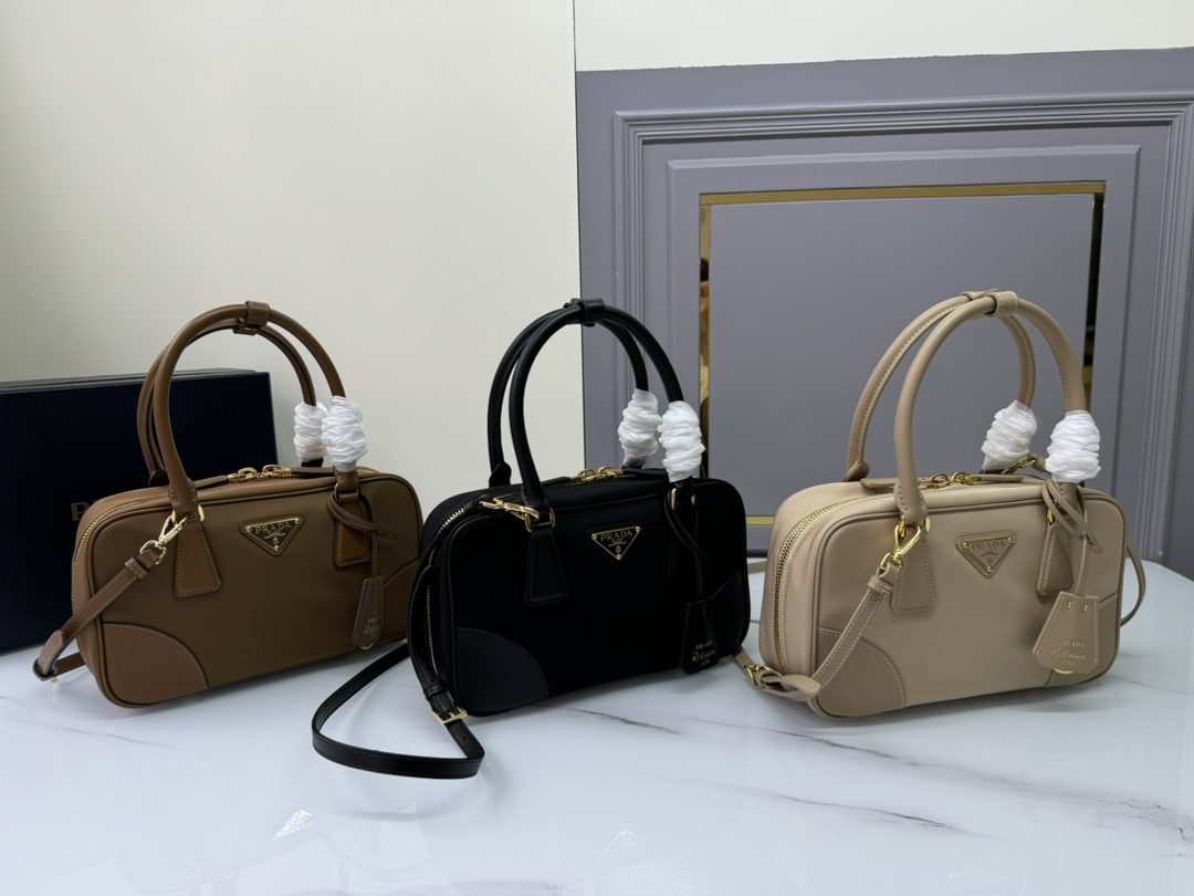 [Top] PRADA Nylon Antique Bag 25x14.5x7.5cm /30x17.5x9cm - 3 Colour