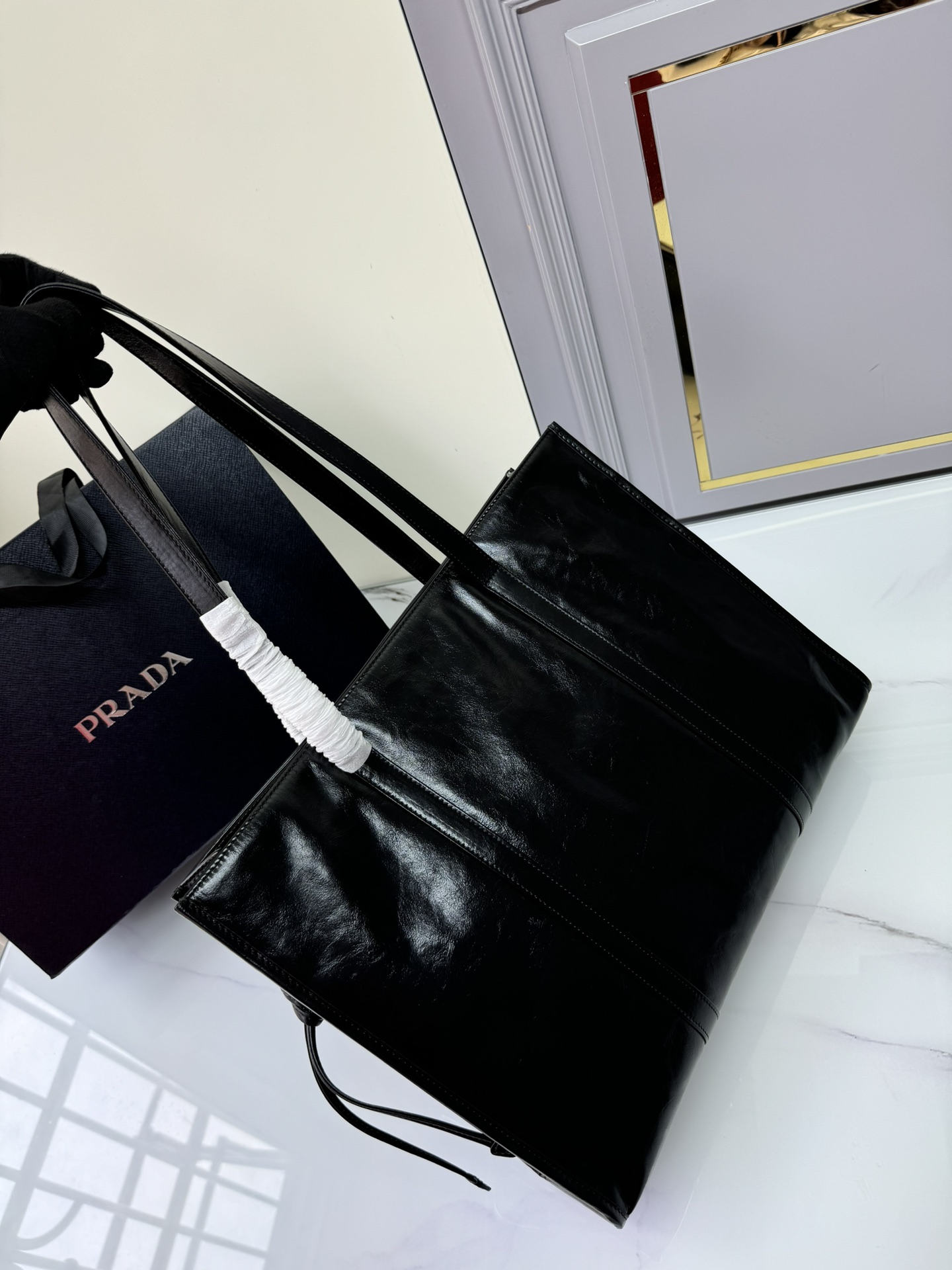 [TOP] PRADA Leather Tote Bag 39Ｘ31Ｘ10CM - 3 Colour