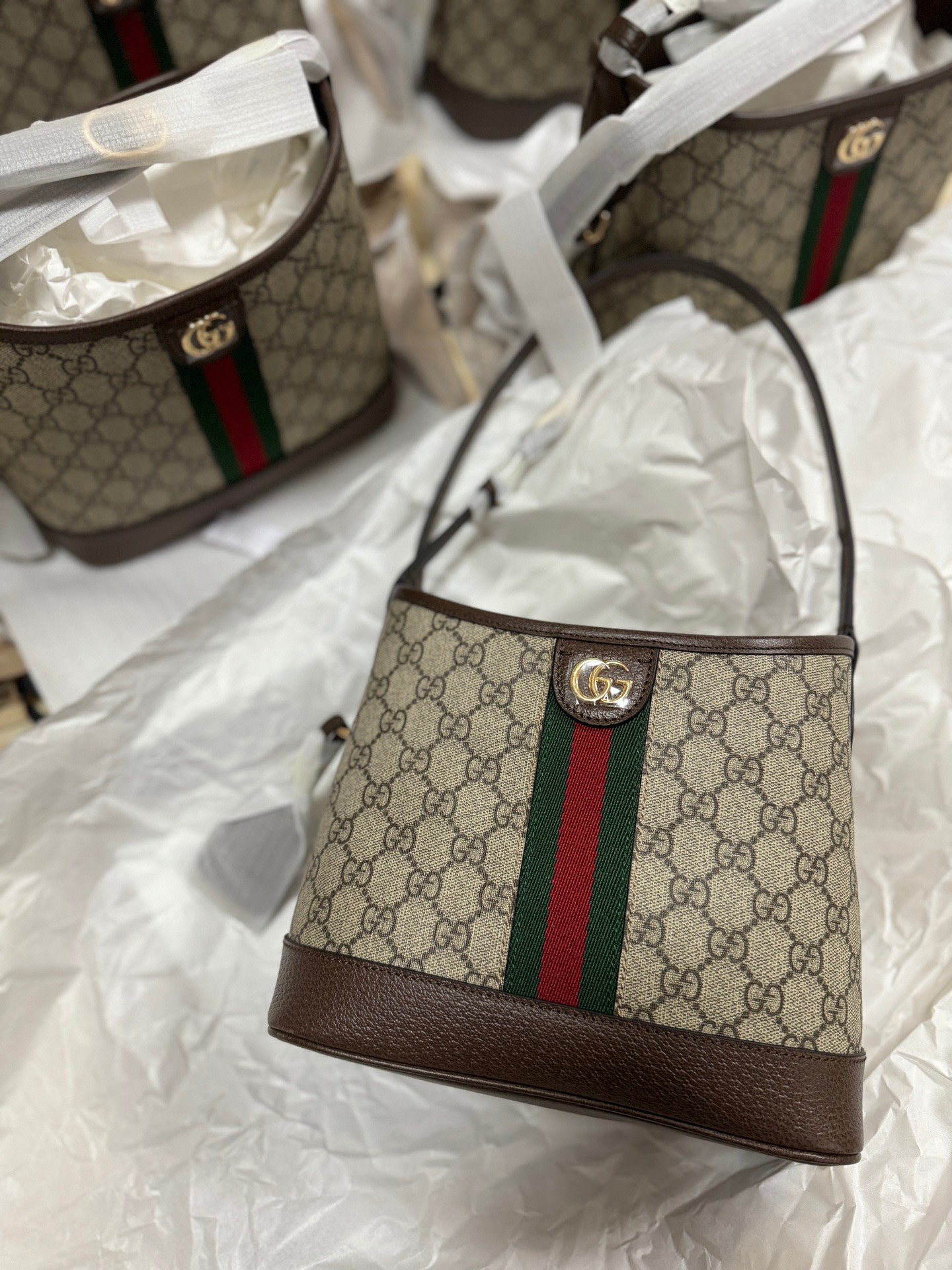 [TOP] GUCCI Ophidia Small Shoulder Bag 23X21X12cm-2 Colors