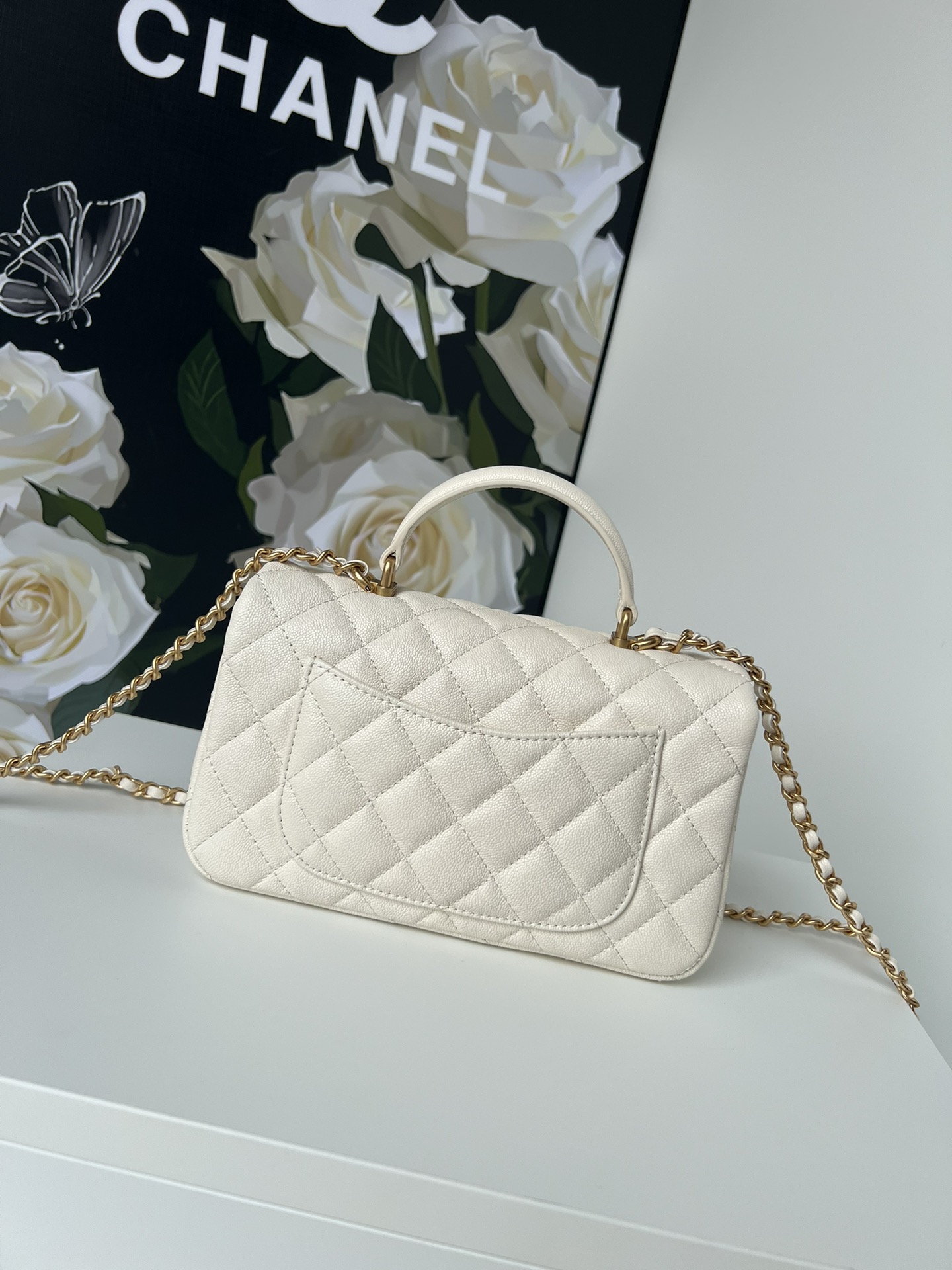 [TOP] CHANEL 21K Mini CF Handle Bag 20x12x6cm - 17 Colors - 711 Luxury