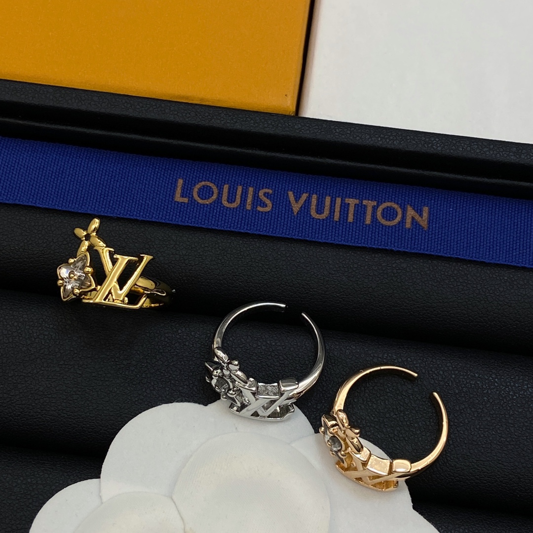 [TOP] Louis Vuitton LV Flower Ring-3 Colors