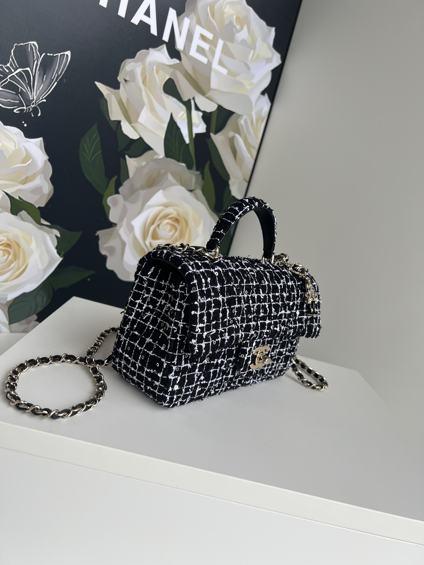 [TOP] CHANEL 21K Mini CF Handle Bag 20x12x6cm - 17 Colors - 711 Luxury