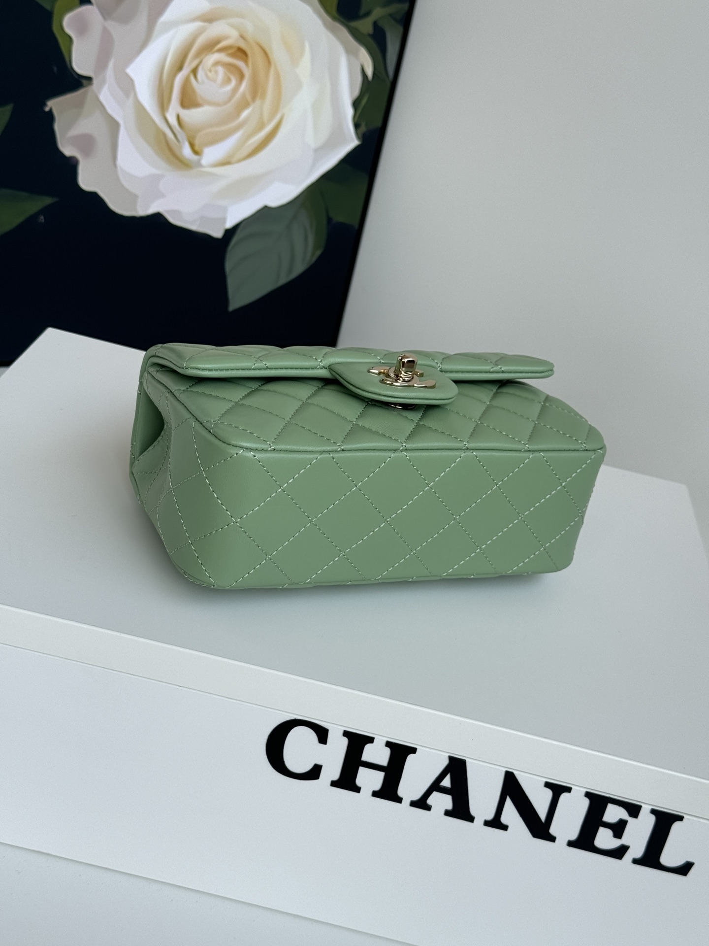 [TOP] CHANEL 21K Mini CF Handle Bag 20x12x6cm - 17 Colors - 711 Luxury