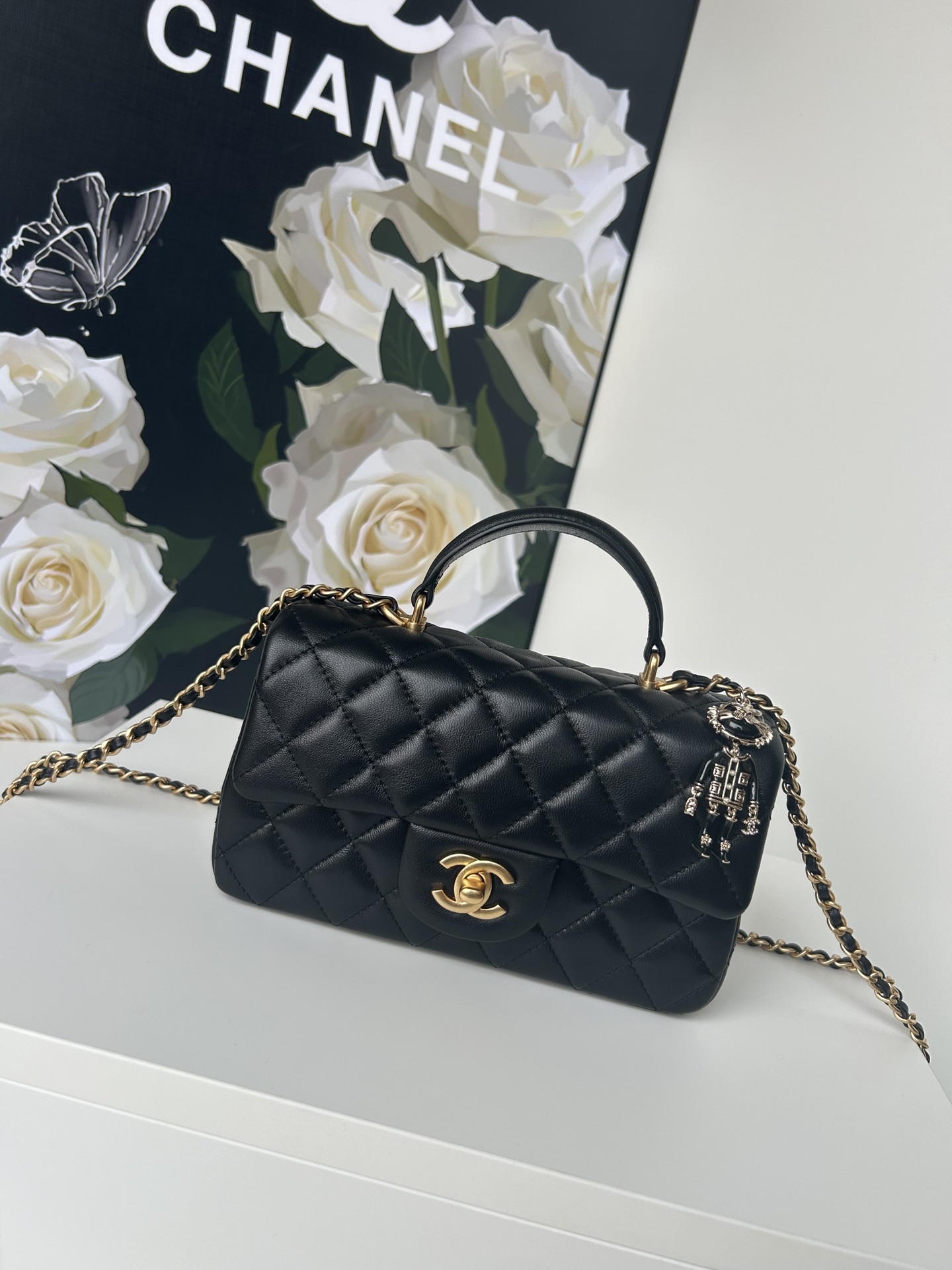 [TOP] CHANEL 21K Mini CF Handle Bag 20x12x6cm - 17 Colors - 711 Luxury