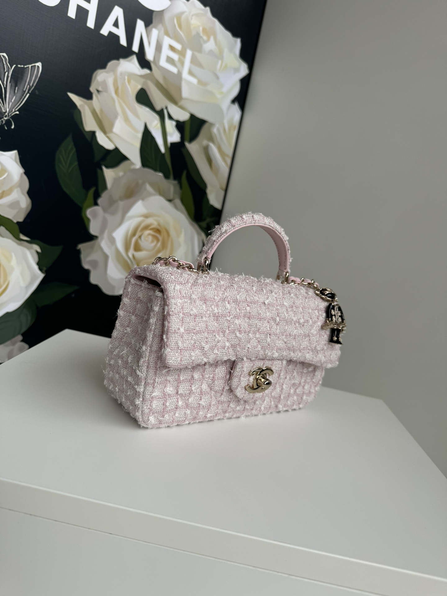 [TOP] CHANEL 21K Mini CF Handle Bag 20x12x6cm - 17 Colors - 711 Luxury