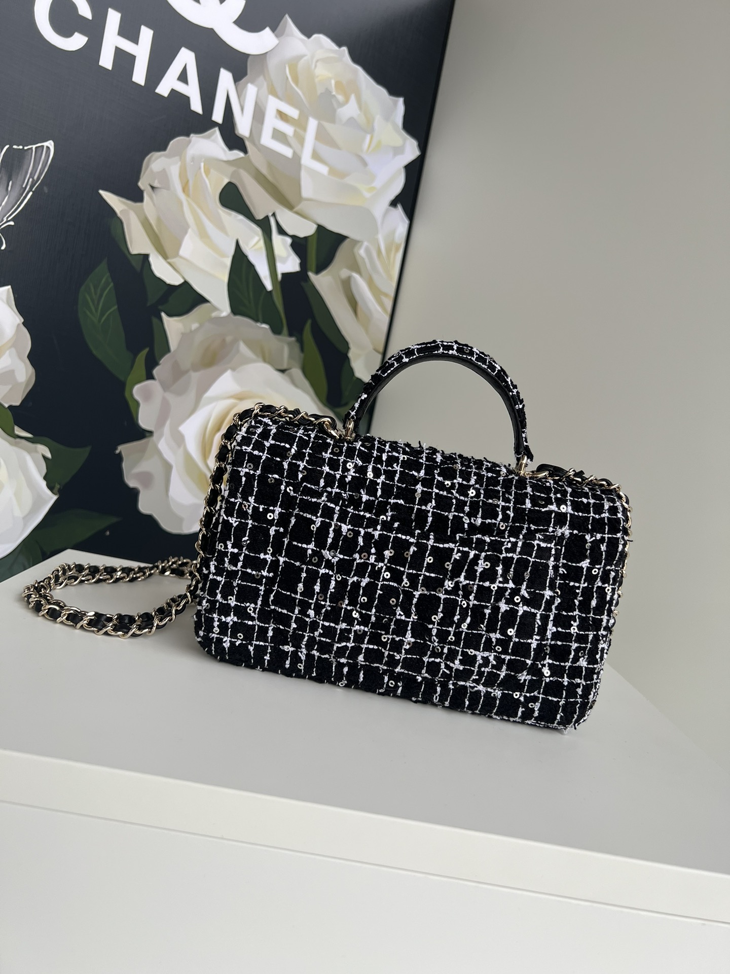 [TOP] CHANEL 21K Mini CF Handle Bag 20x12x6cm - 17 Colors - 711 Luxury