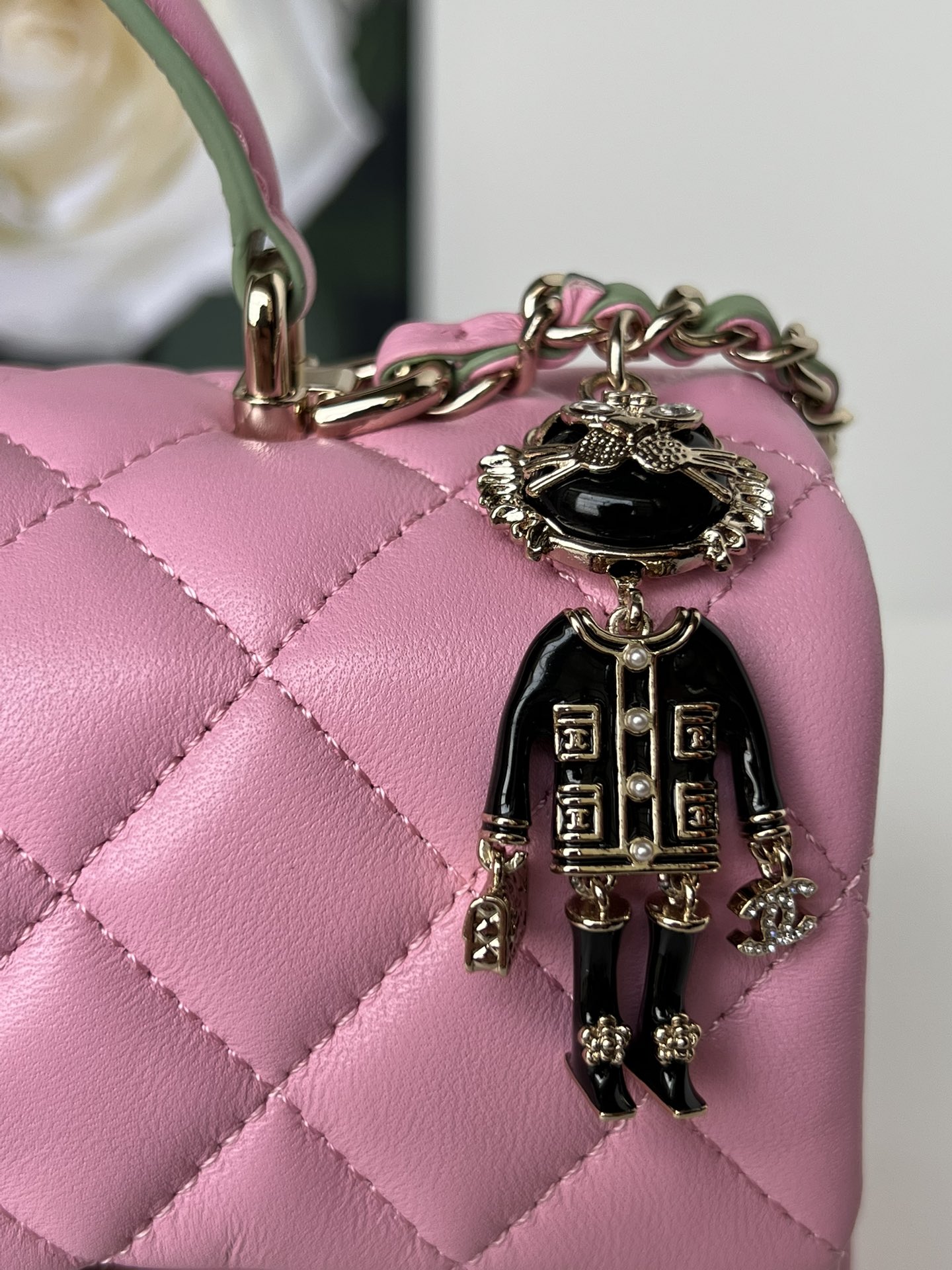 [TOP] CHANEL 21K Mini CF Handle Bag 20x12x6cm - 17 Colors - 711 Luxury