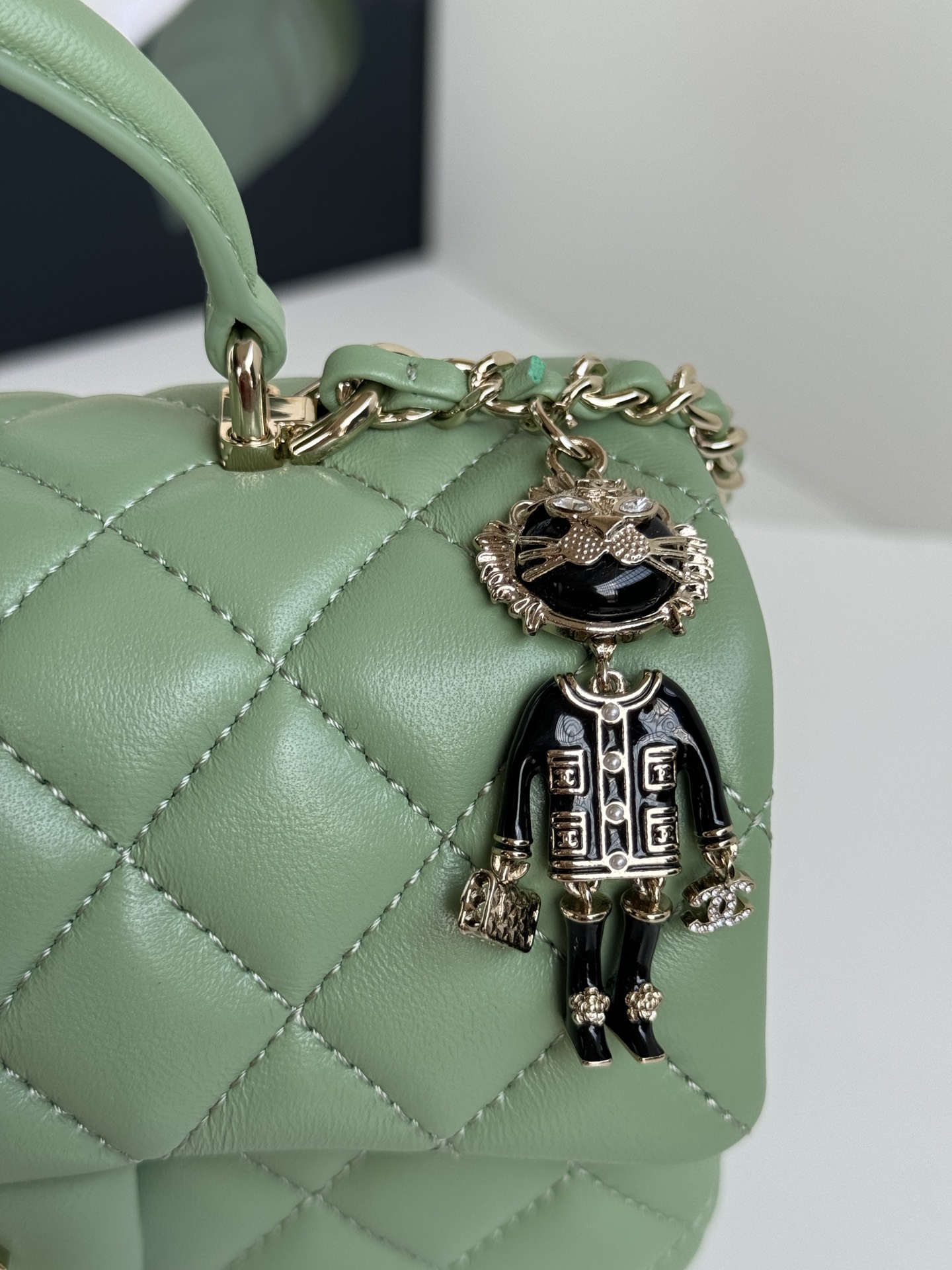 [TOP] CHANEL 21K Mini CF Handle Bag 20x12x6cm - 17 Colors - 711 Luxury