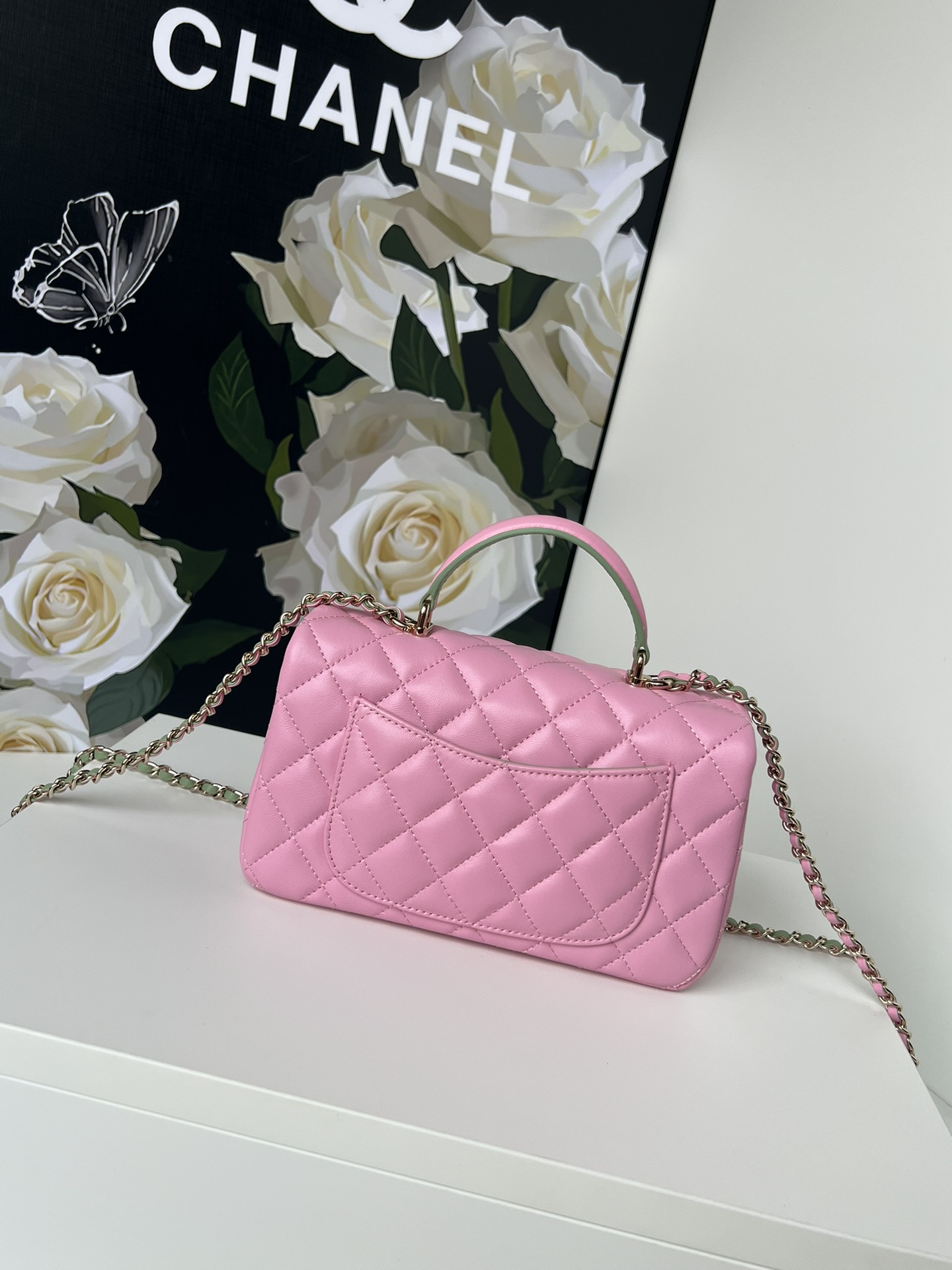 [TOP] CHANEL 21K Mini CF Handle Bag 20x12x6cm - 17 Colors - 711 Luxury