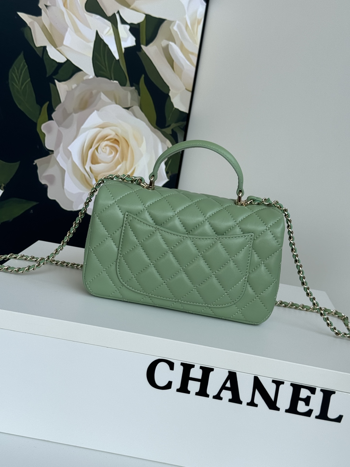 [TOP] CHANEL 21K Mini CF Handle Bag 20x12x6cm - 17 Colors - 711 Luxury