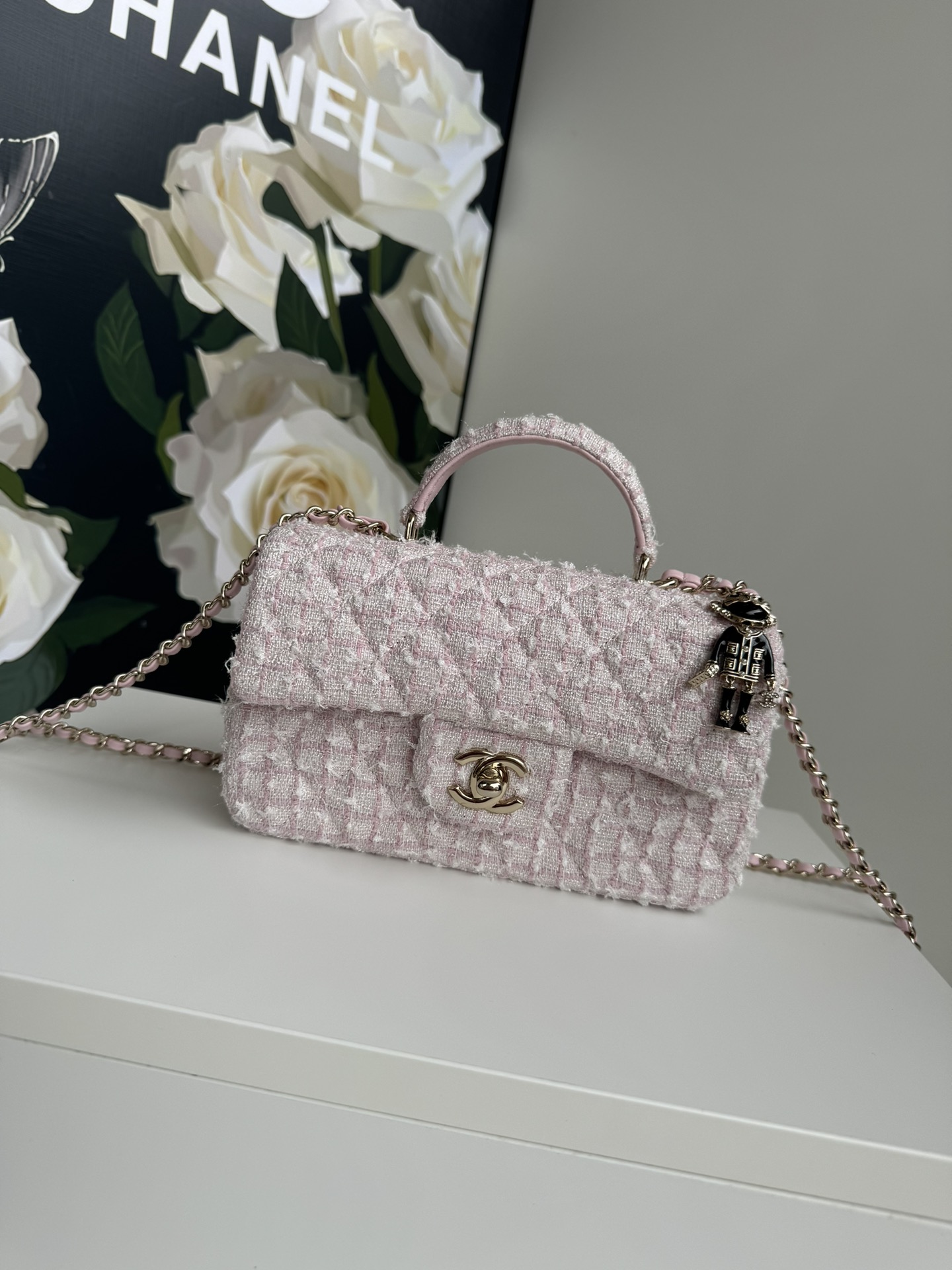 [TOP] CHANEL 21K Mini CF Handle Bag 20x12x6cm - 17 Colors - 711 Luxury