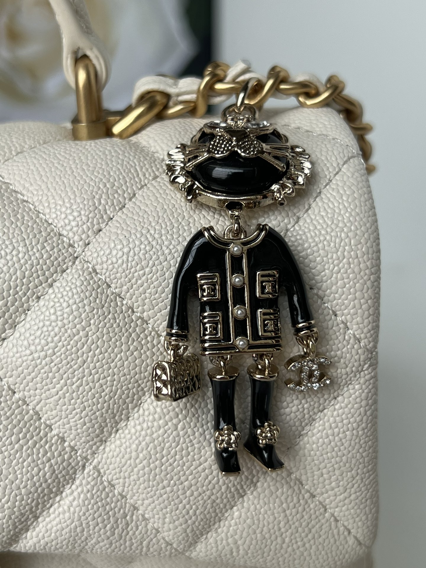 [TOP] CHANEL 21K Mini CF Handle Bag 20x12x6cm - 17 Colors - 711 Luxury