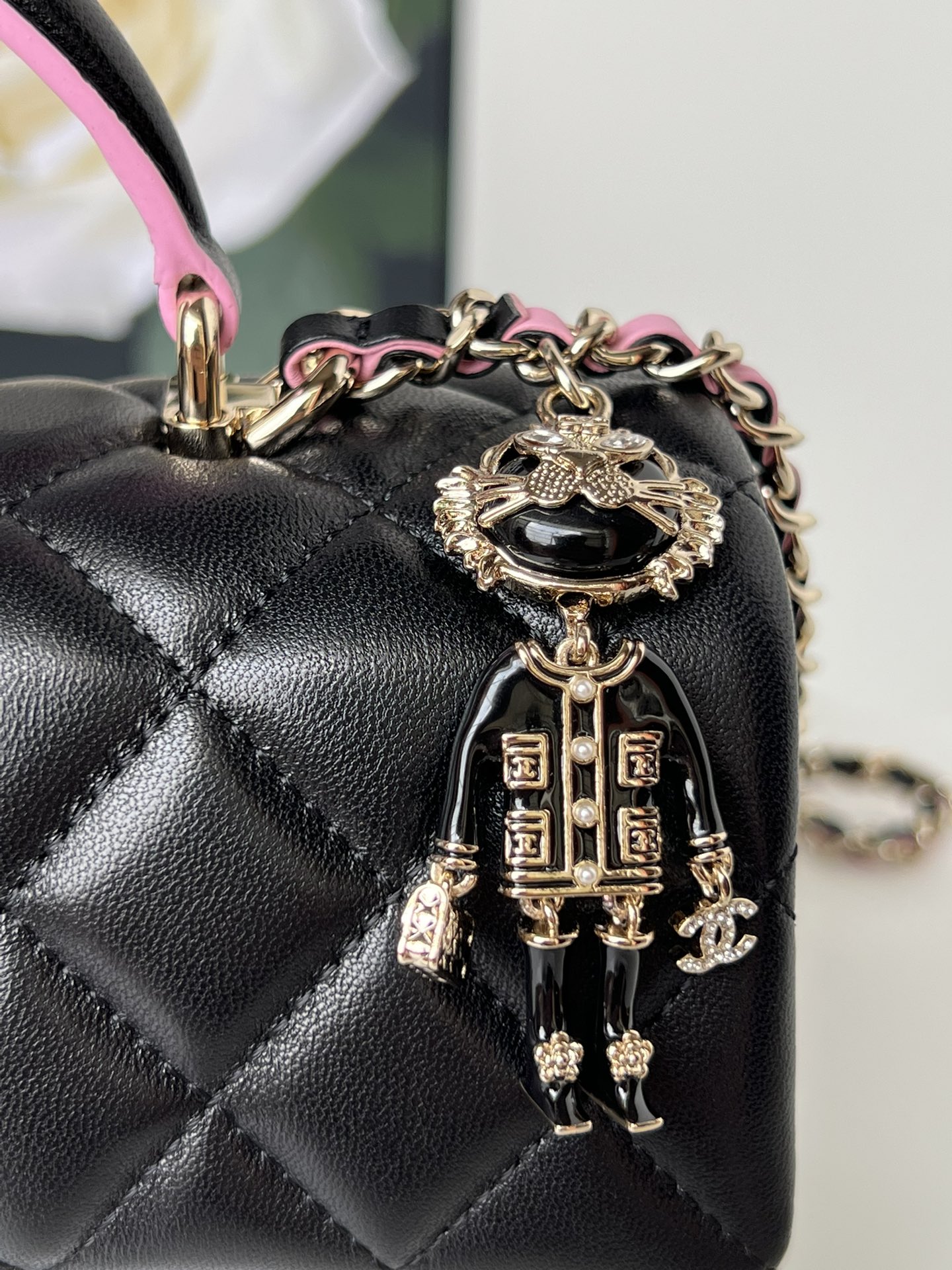 [TOP] CHANEL 21K Mini CF Handle Bag 20x12x6cm - 17 Colors - 711 Luxury