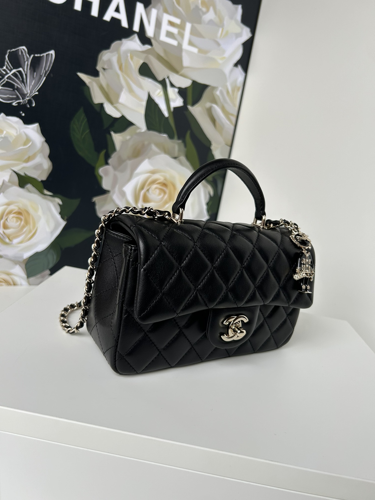 [TOP] CHANEL 21K Mini CF Handle Bag 20x12x6cm - 17 Colors - 711 Luxury