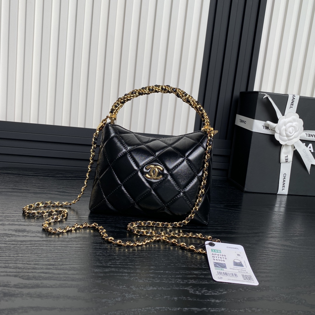 [TOP] CHANEL 24B Hobo Bag 18.5cm - 3 Colors