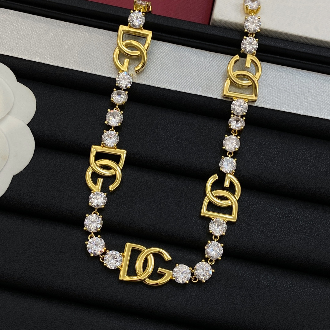 [TOP] Dolce & Gabbana D&G Necklaces + Bracelets - Gold