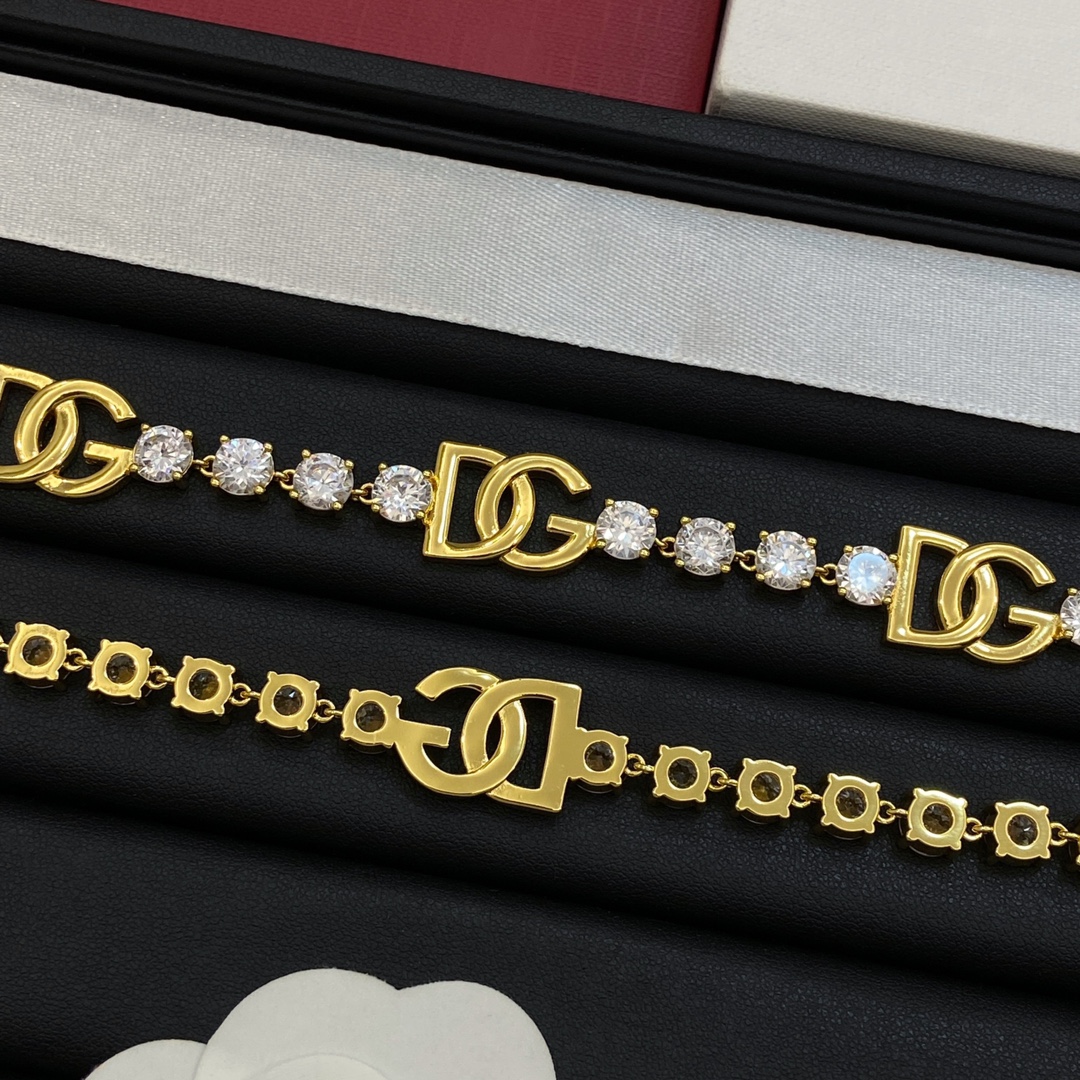 [TOP] Dolce & Gabbana D&G Necklaces + Bracelets - Gold