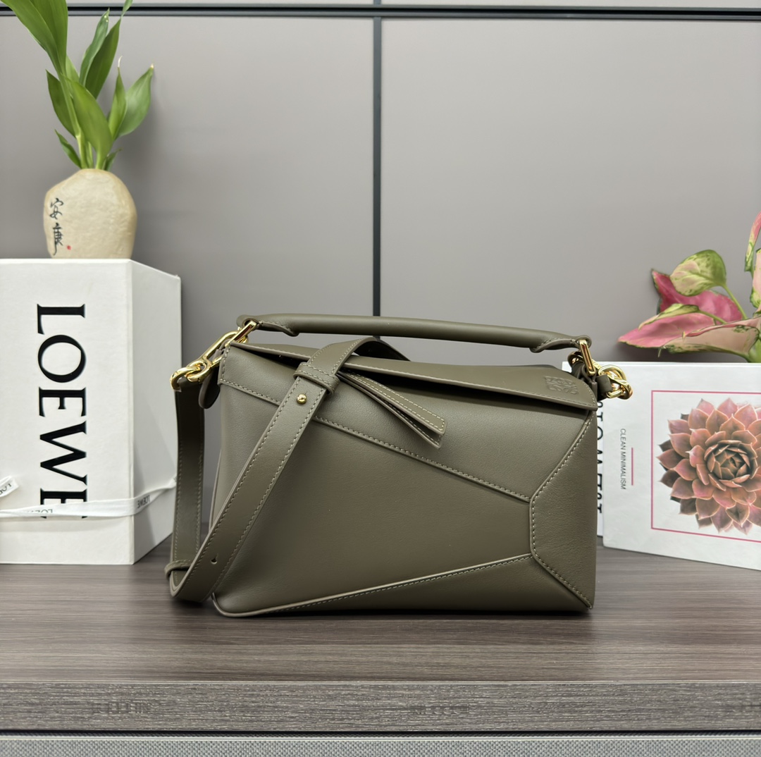 [TOP] LOEWE Puzzle Bag Anagram 18*12.5*8CＭ/24*10.5*16CM- 2 Colour