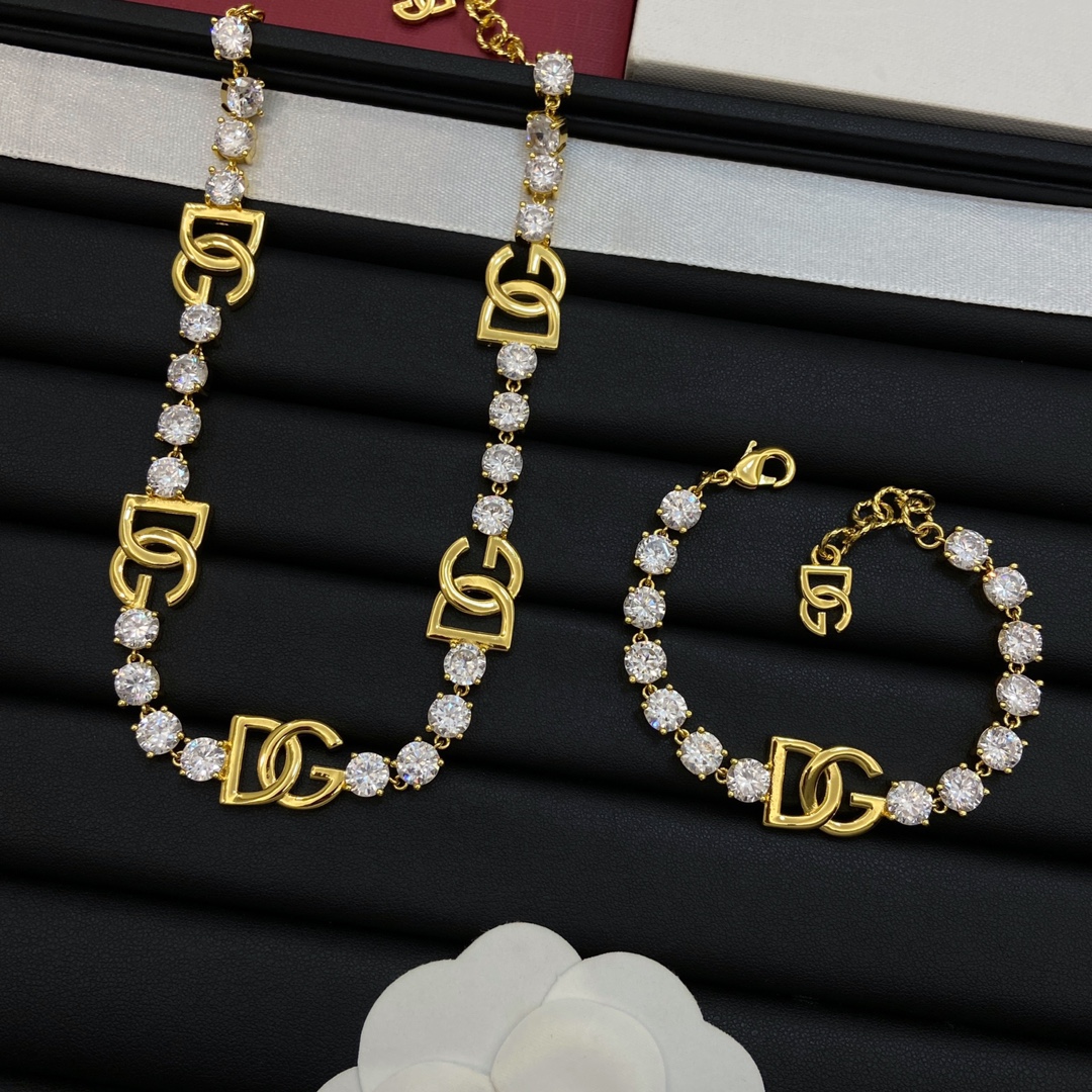 [TOP] Dolce & Gabbana D&G Necklaces + Bracelets - Gold