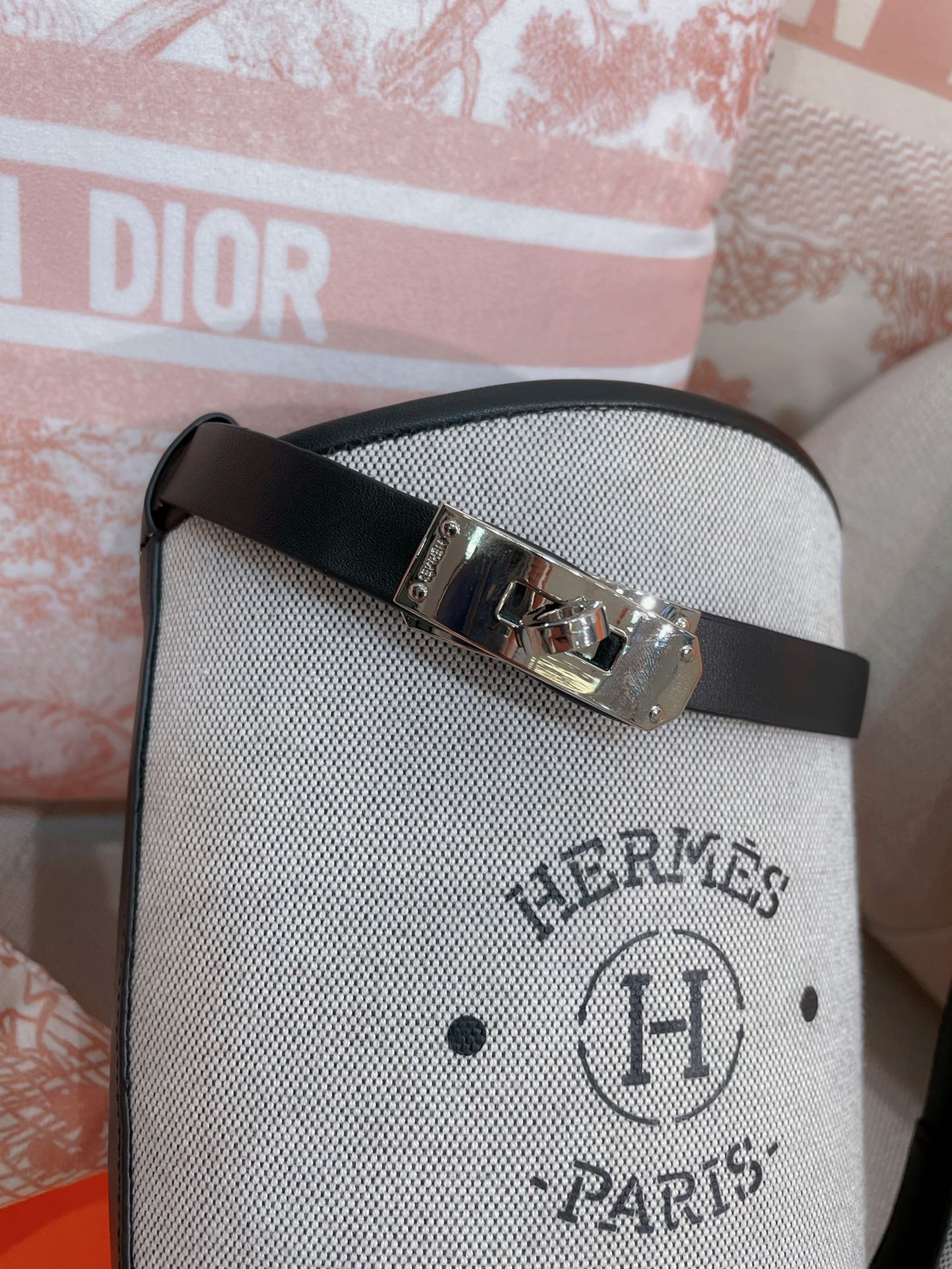 [TOP] HERMES Kelly Bottes Jumping - Black