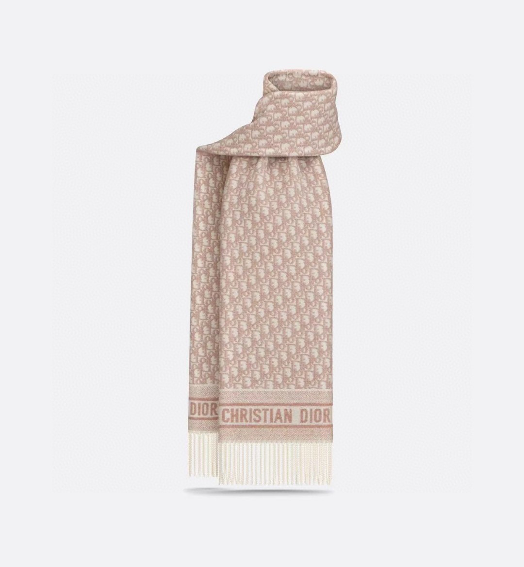 [TOP] Christian Dior Oblique Scarf - Pink