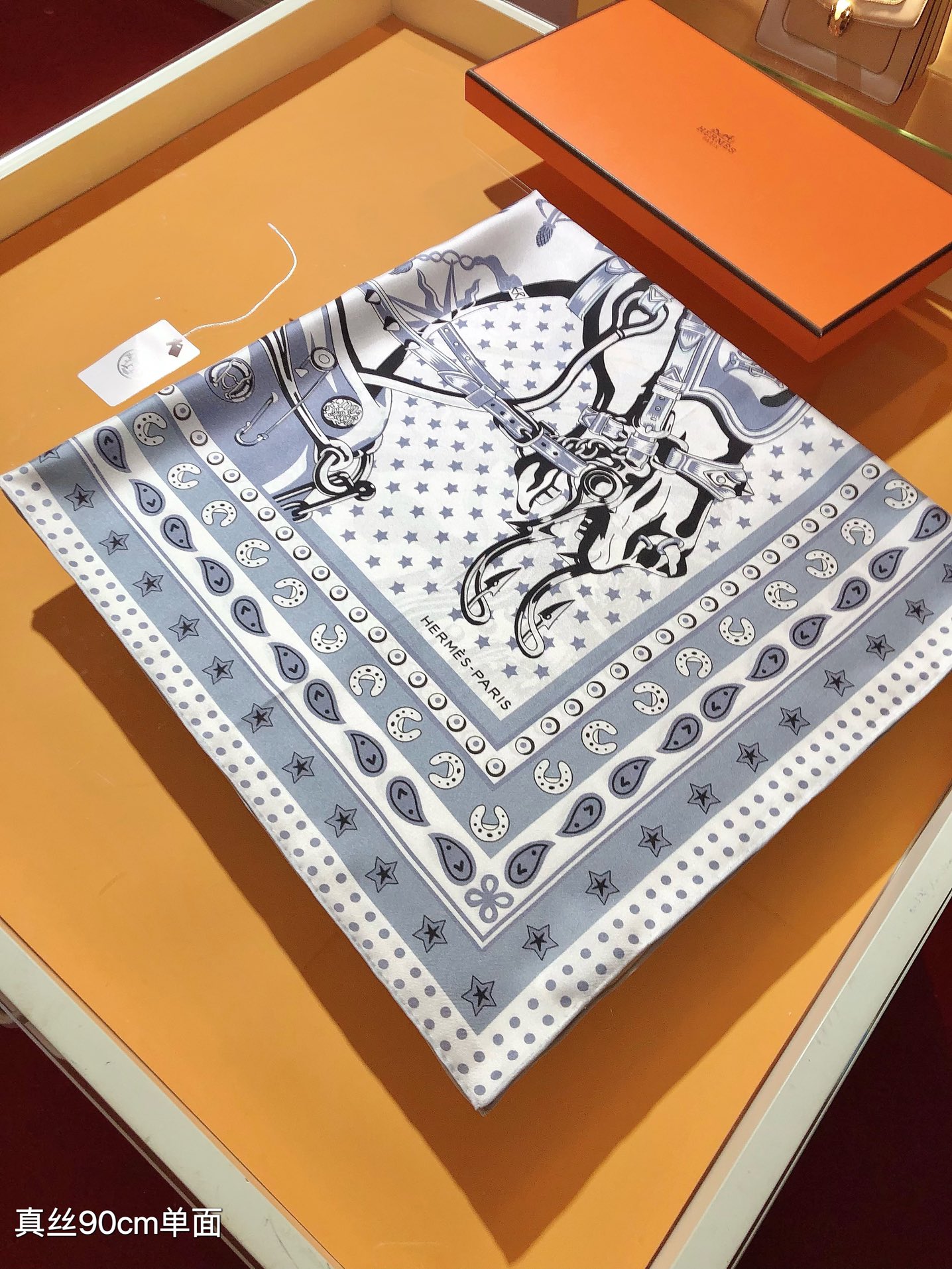 [TOP] HERMES Punk Horse Square Scarf 90 x 90 cm - 3 Colours