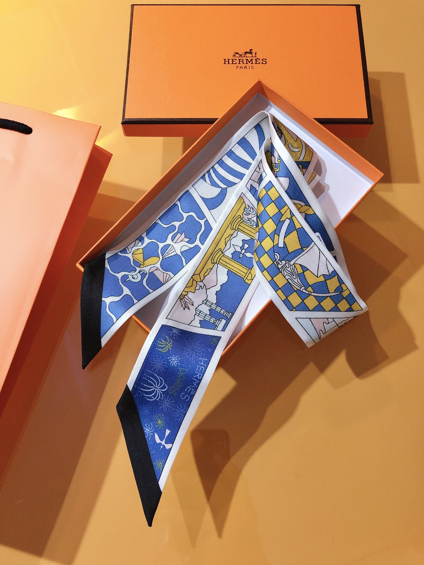 [TOP] HERMES Factory Suite Twilly Scarf 86 x 5 cm - 4 Colours