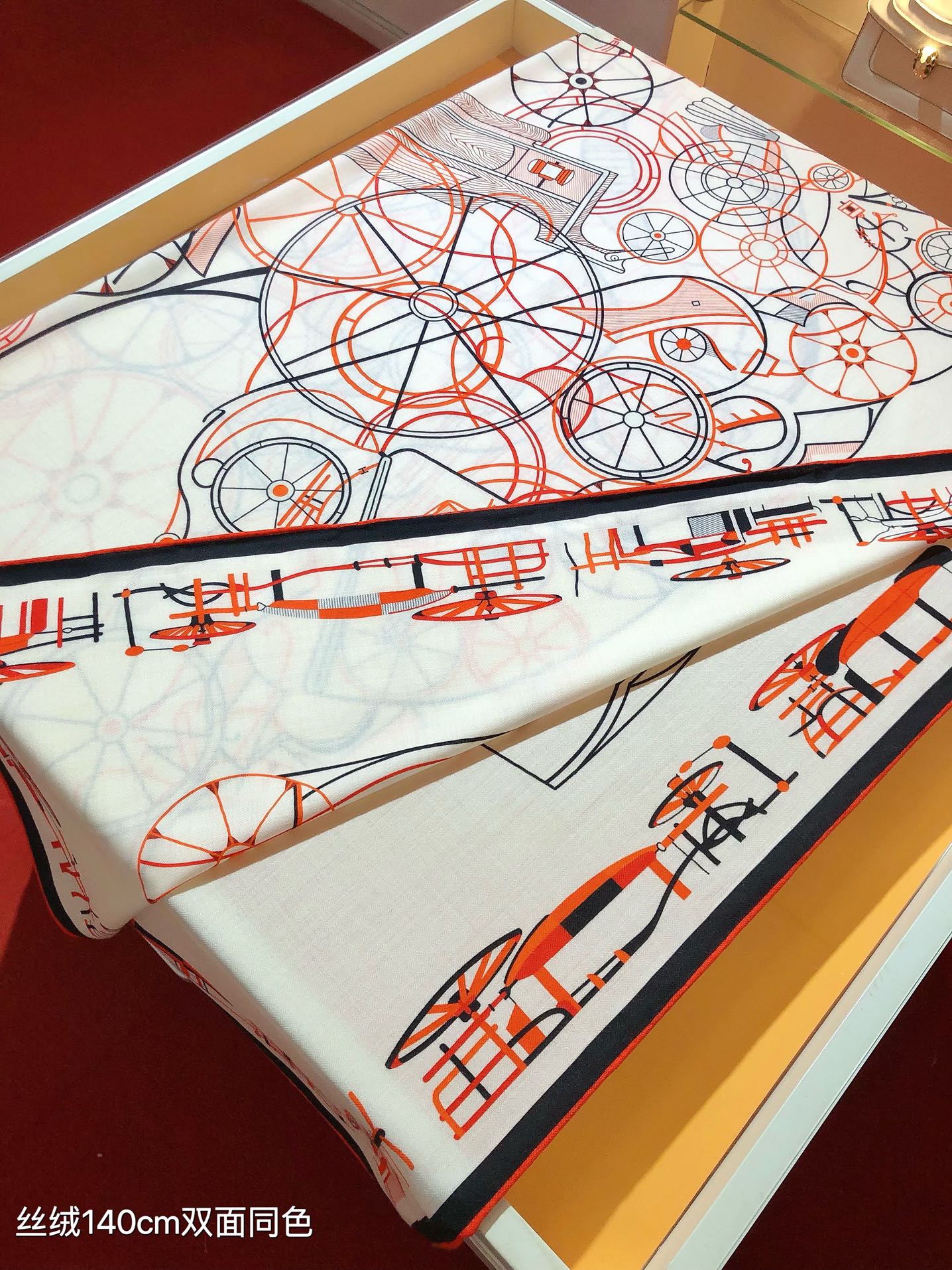 [TOP] HERMES Horse Carriage Square Scarf 140 x 140 cm - 4 Colours