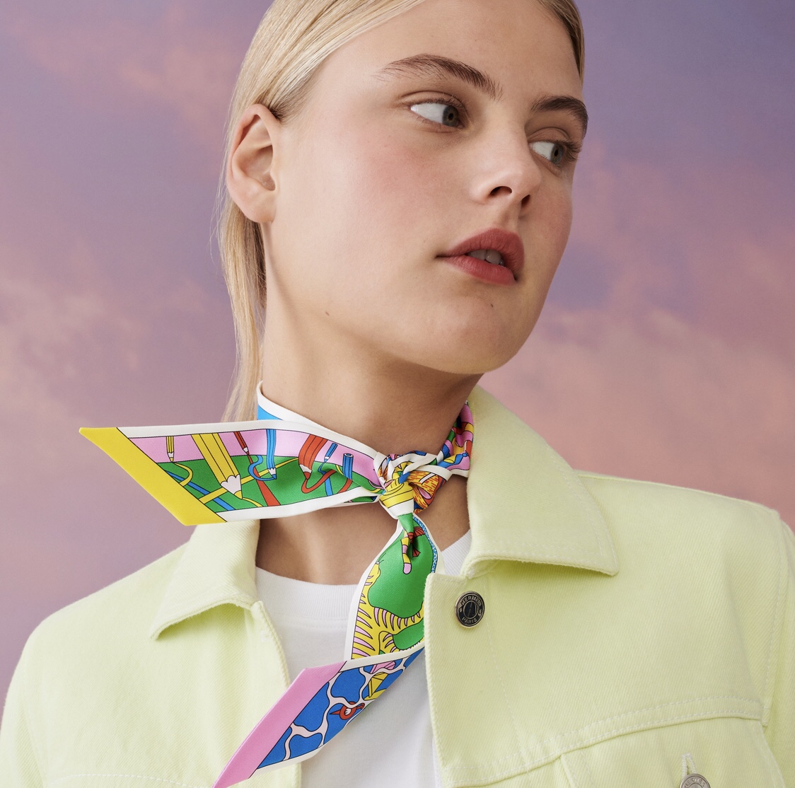 [TOP] HERMES Factory Suite Twilly Scarf 86 x 5 cm - 4 Colours