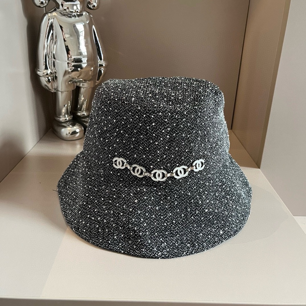 [TOP] CHANEL Sequined Bucket Hat - 2 Color
